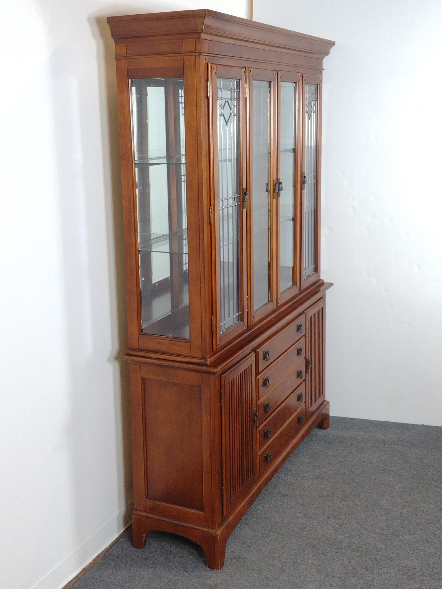 Arts and Crafts Style China Cabinet
