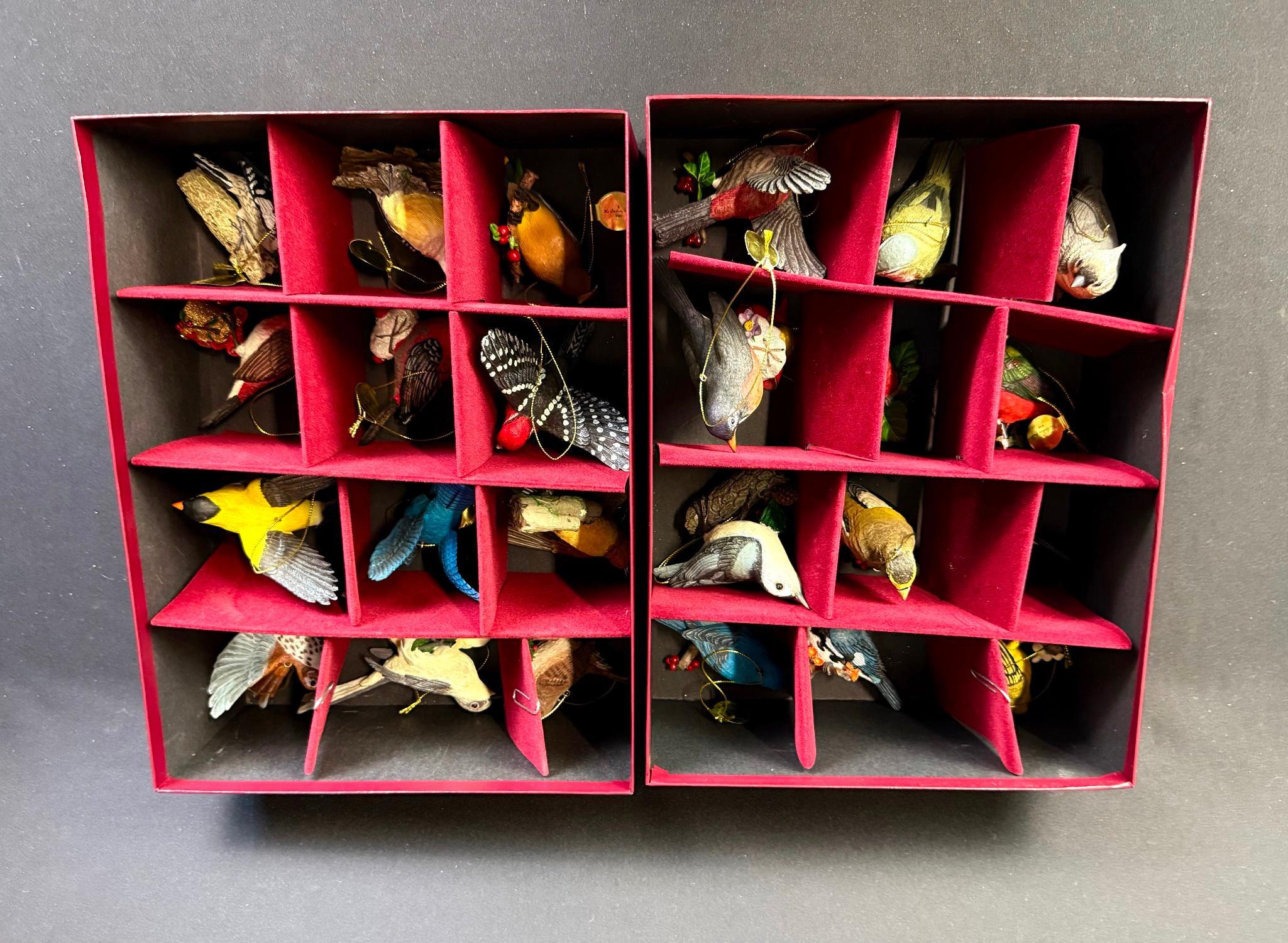 47 Danbury Mint Bird Ornaments