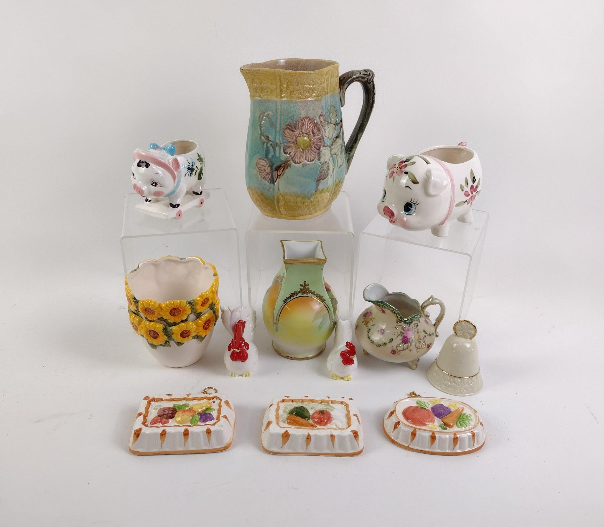 10 Decorative Porcelain incl. Nippon