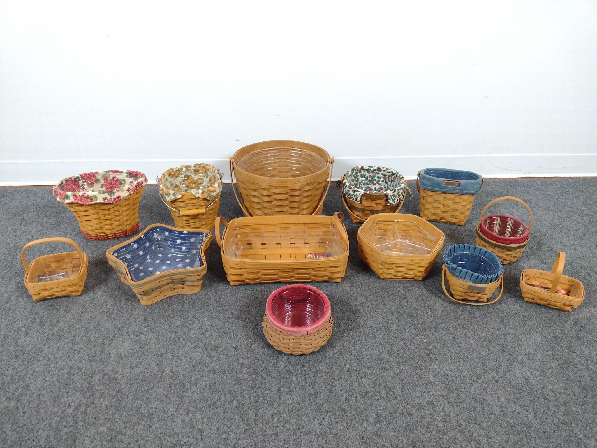 13 Longaberger Baskets