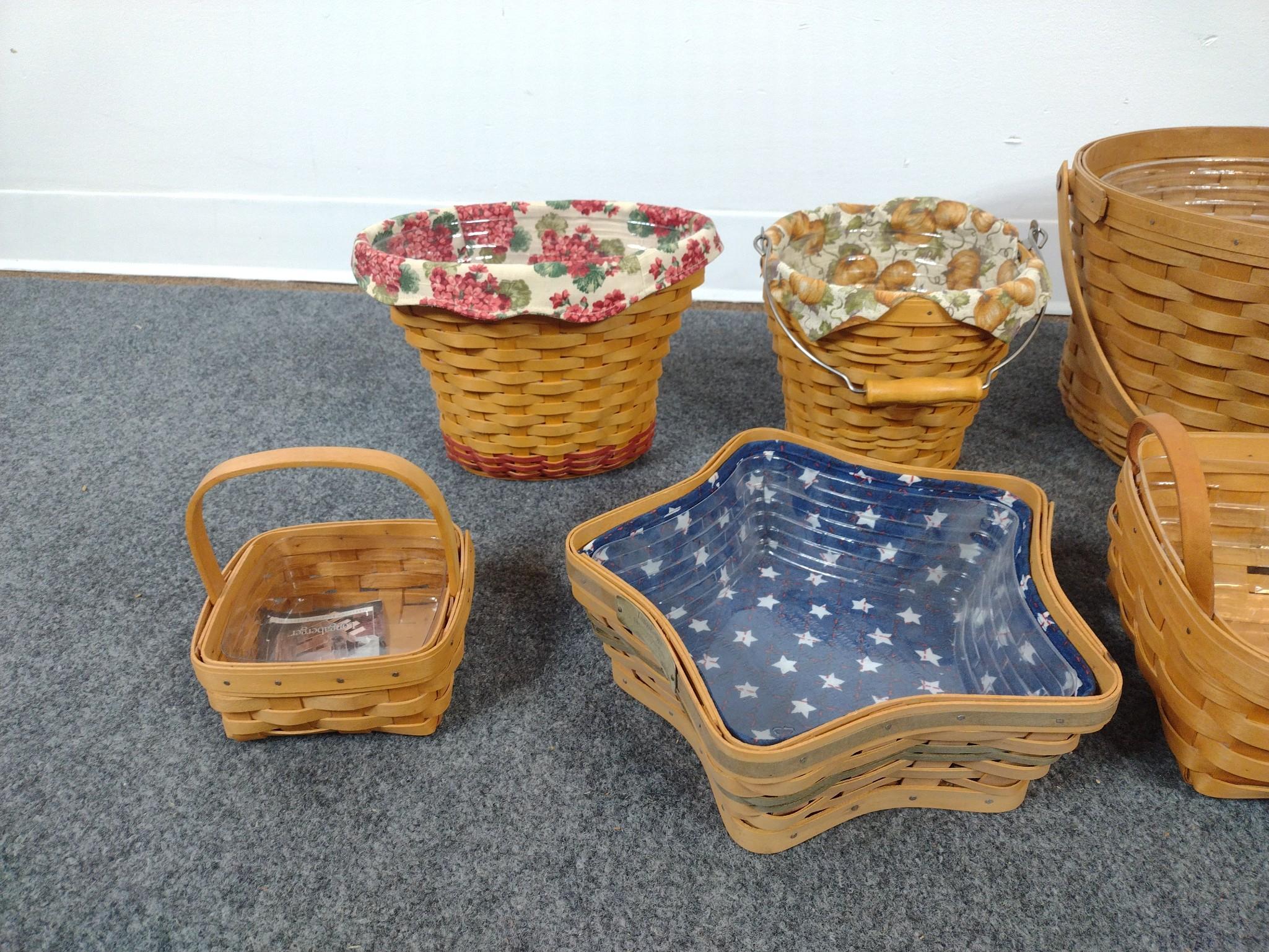 13 Longaberger Baskets