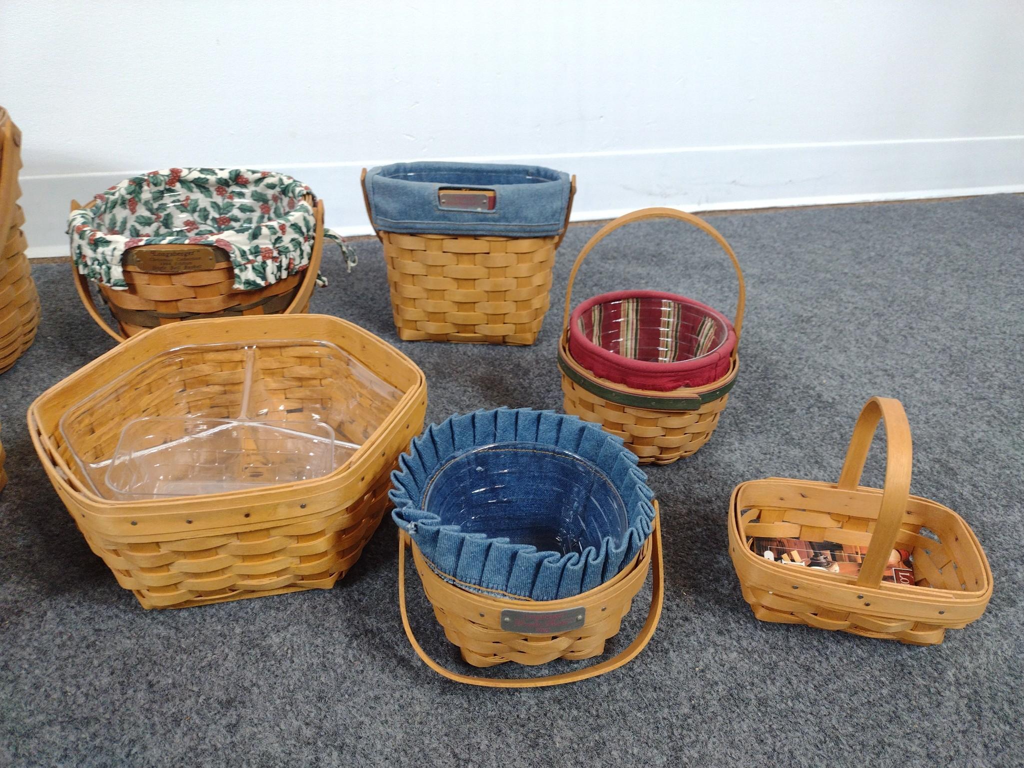 13 Longaberger Baskets