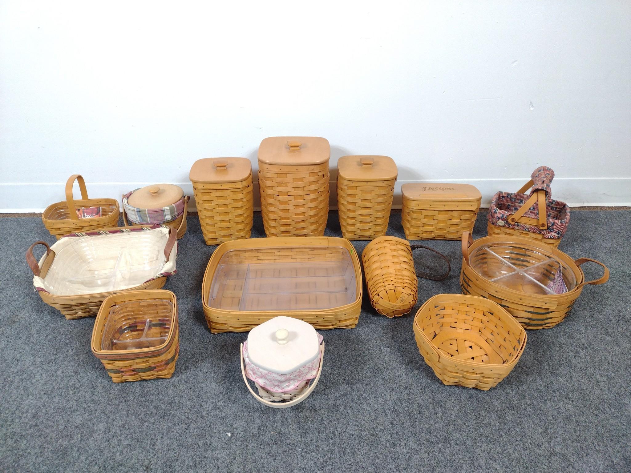 14 Longaberger Baskets