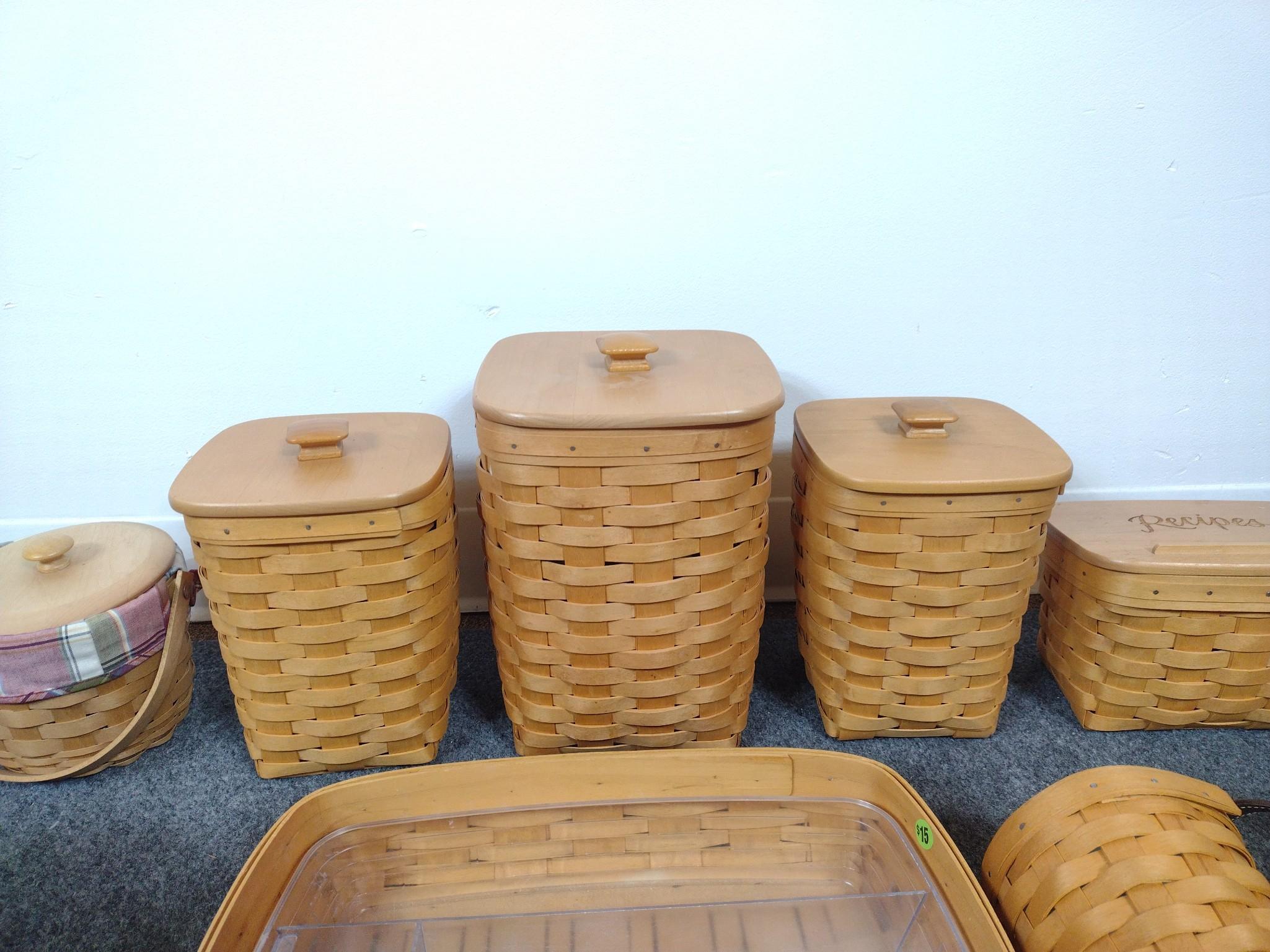 14 Longaberger Baskets