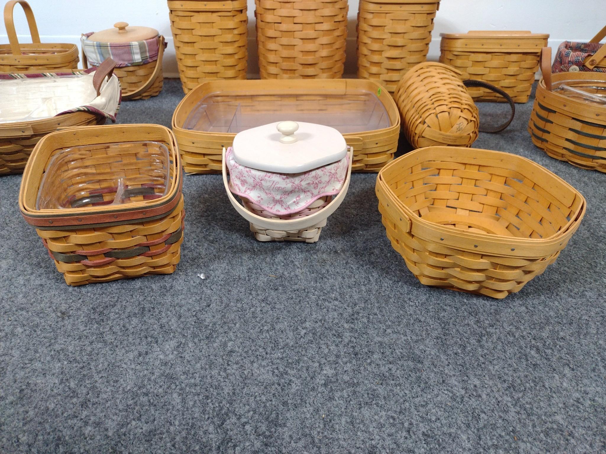 14 Longaberger Baskets