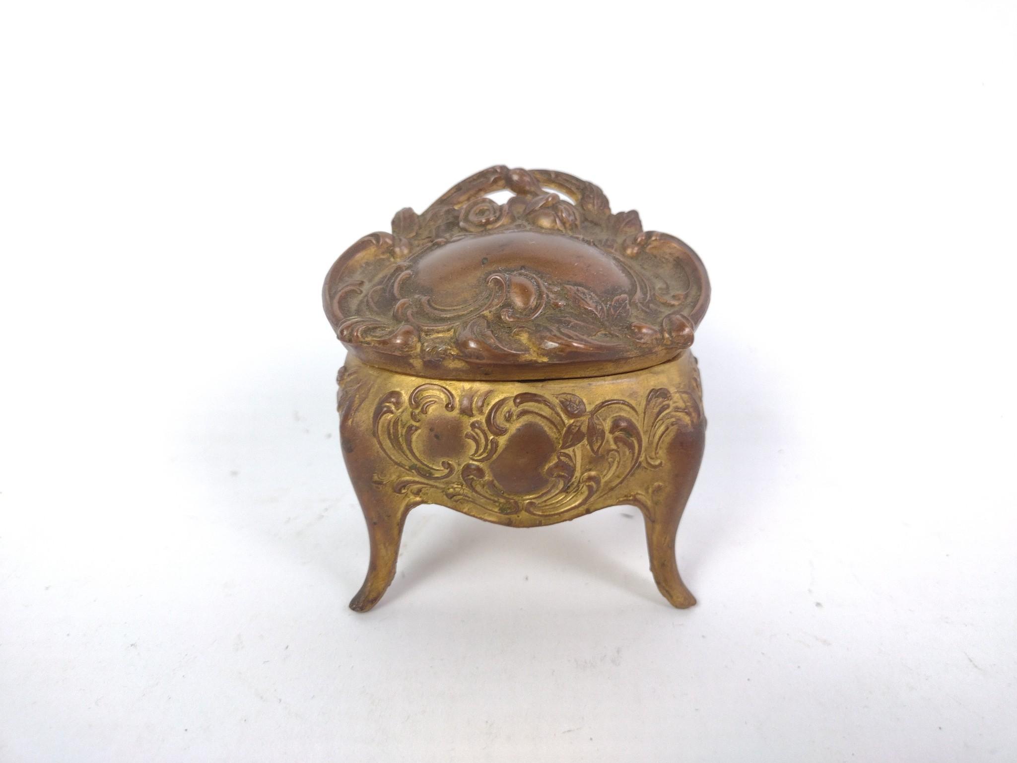 6 Art Nouveau Trinket Boxes