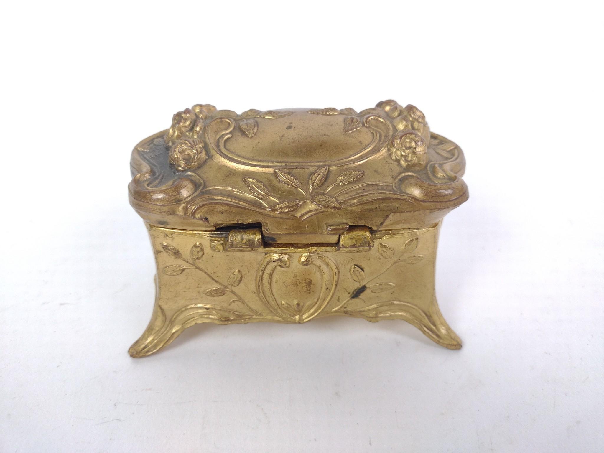 6 Art Nouveau Trinket Boxes