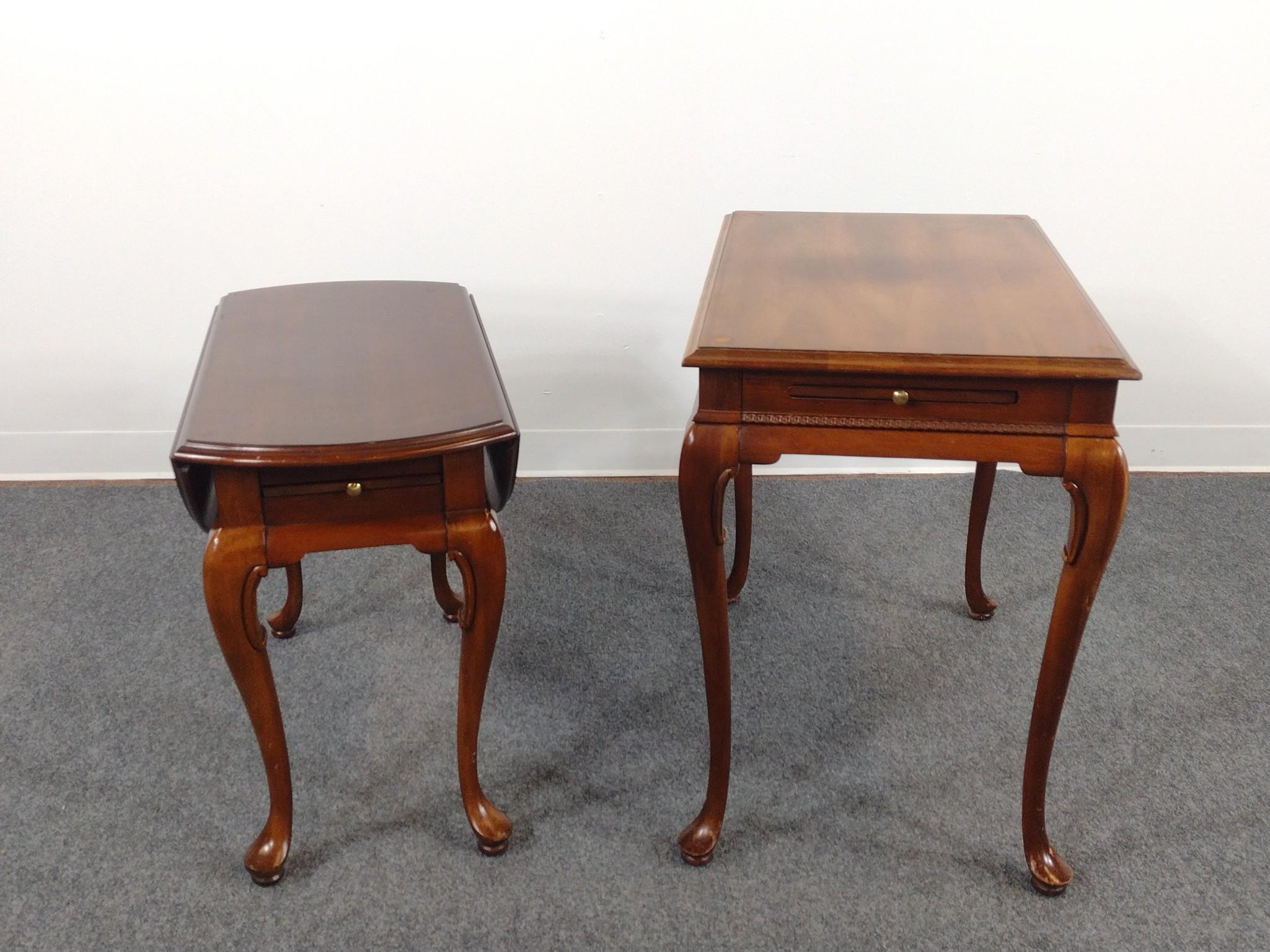 Gordon's Queen Anne Revival Drop Leaf & Tea Tables
