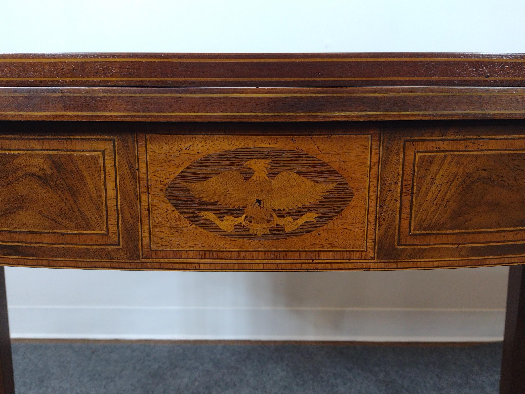Pair of Baker Furniture Inlaid Game Tables