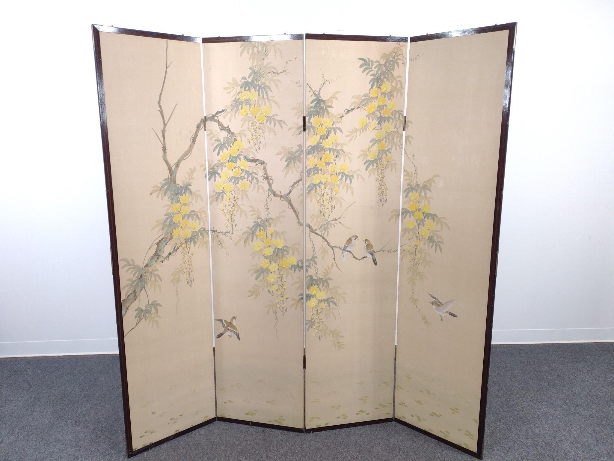 Folding Asian Room Divider