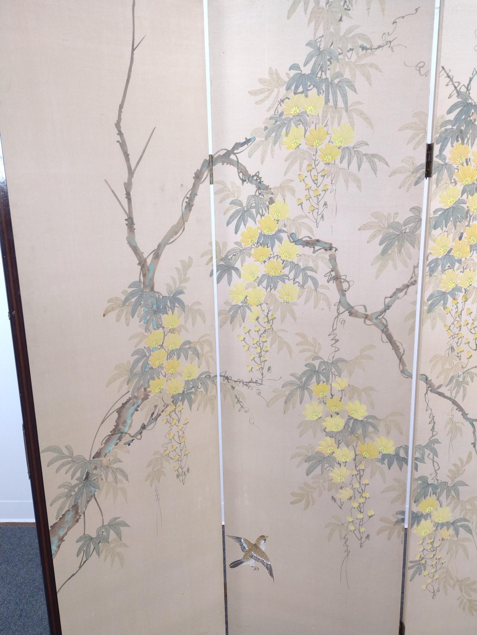 Folding Asian Room Divider