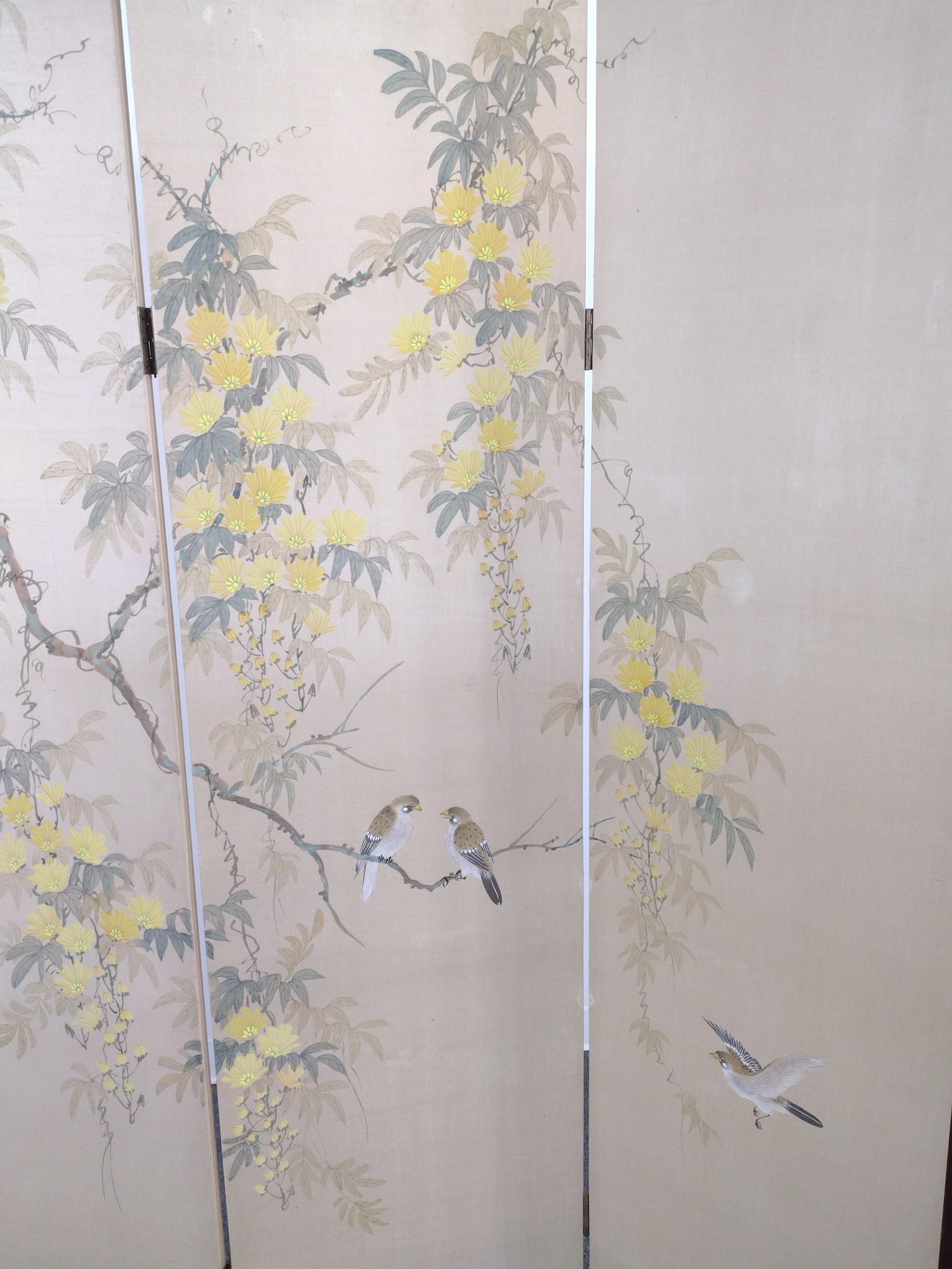 Folding Asian Room Divider