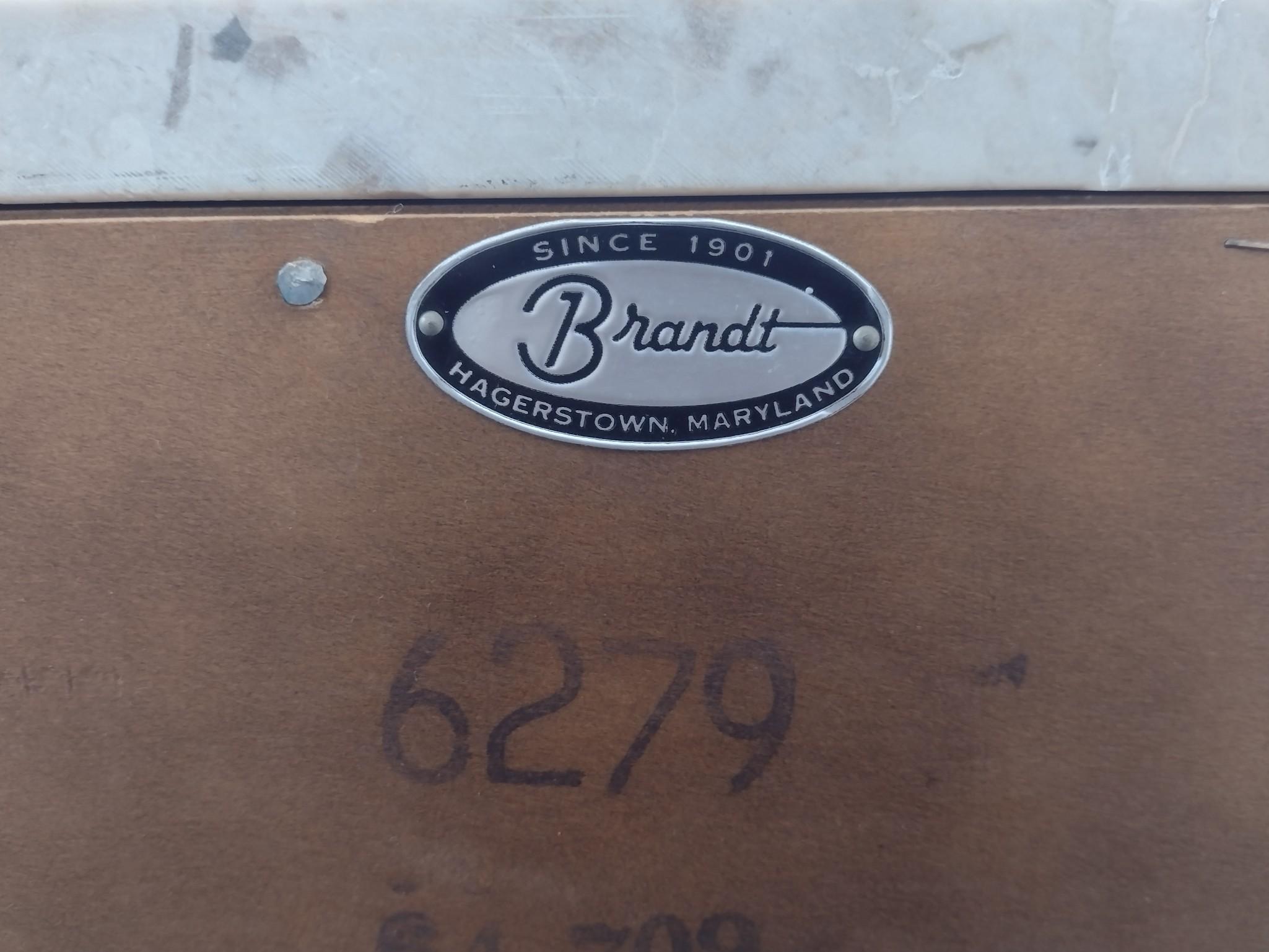 Brandt Marble Top Hall Cabinet