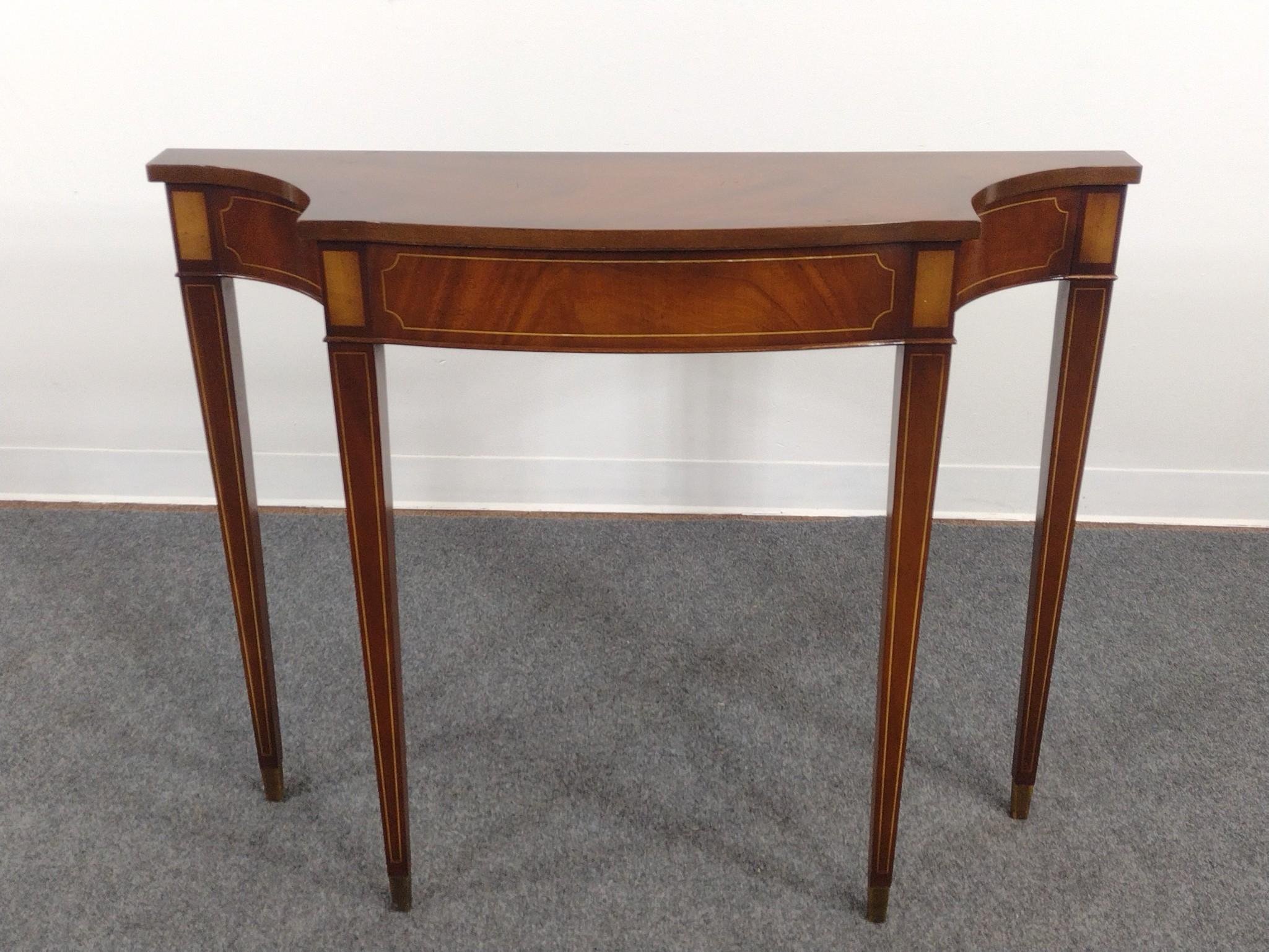 Federal Style Inlaid Hall or Console Table