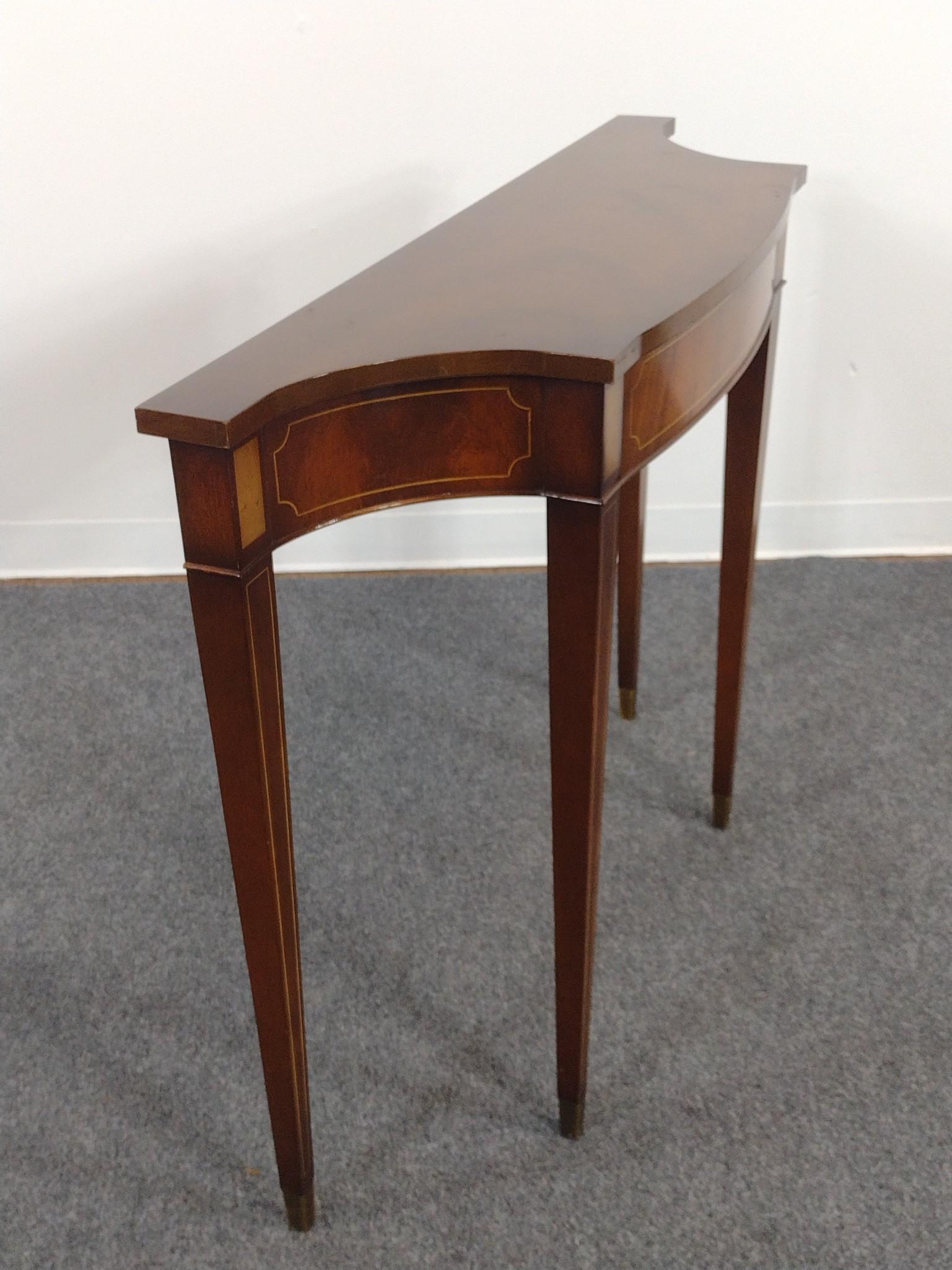 Federal Style Inlaid Hall or Console Table