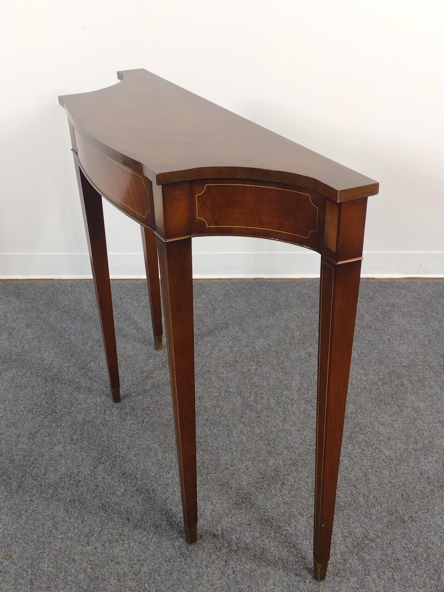 Federal Style Inlaid Hall or Console Table