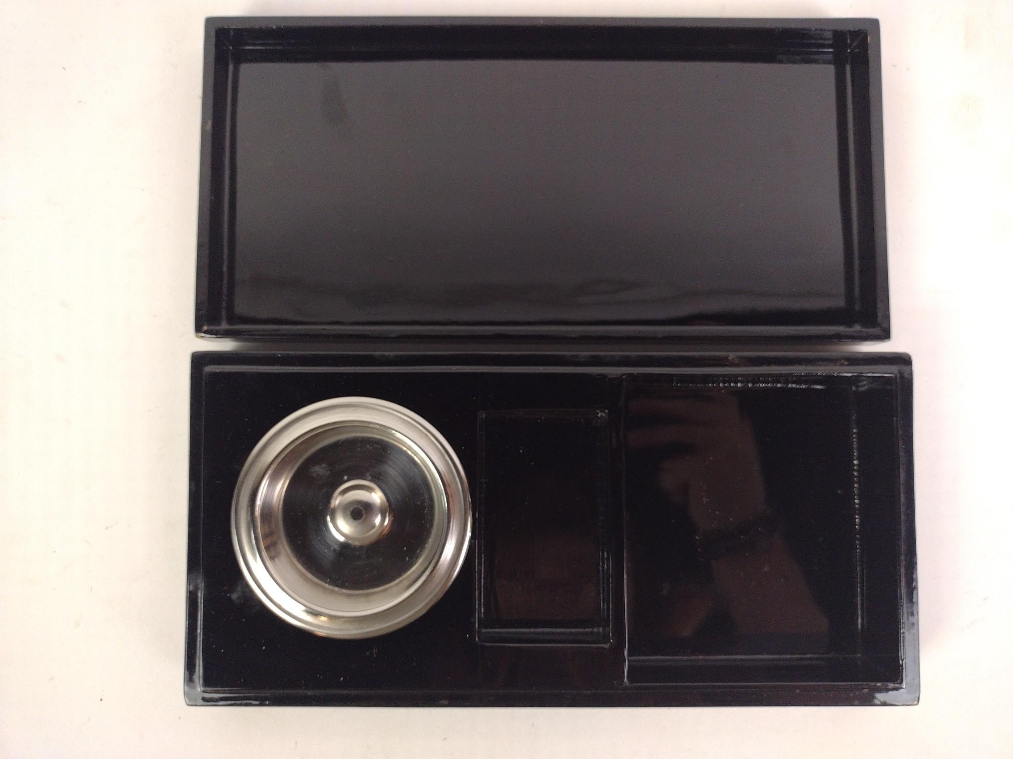 Chopsticks, Black Lacquer Stationary Box, Jewelry Box