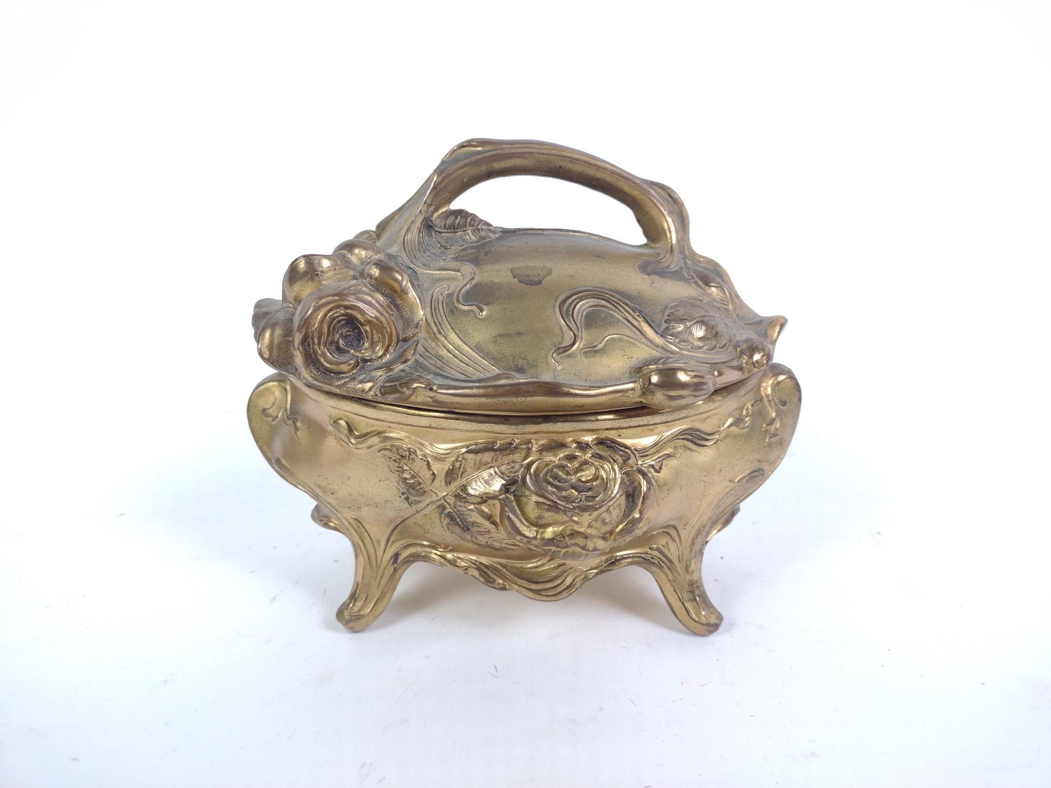 4 Art Nouveau Jewelry Boxes