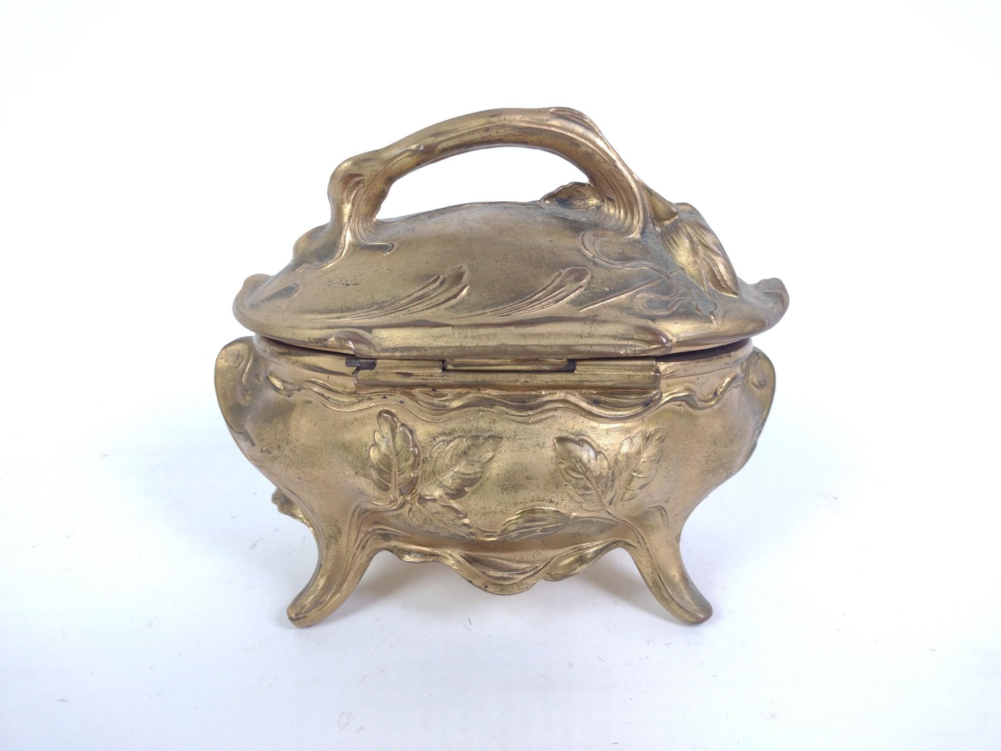 4 Art Nouveau Jewelry Boxes