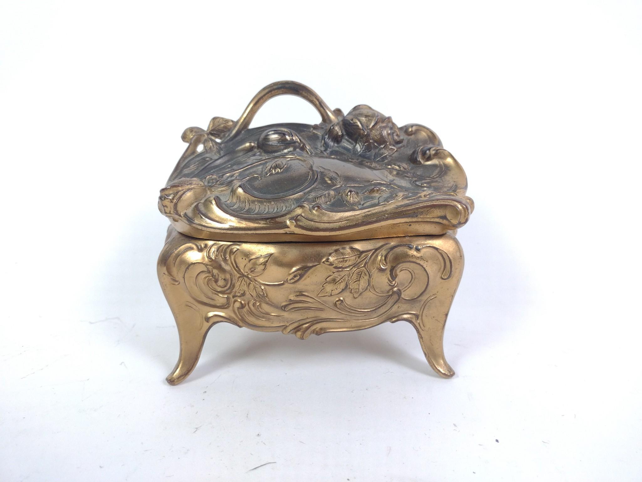 4 Art Nouveau Jewelry Boxes