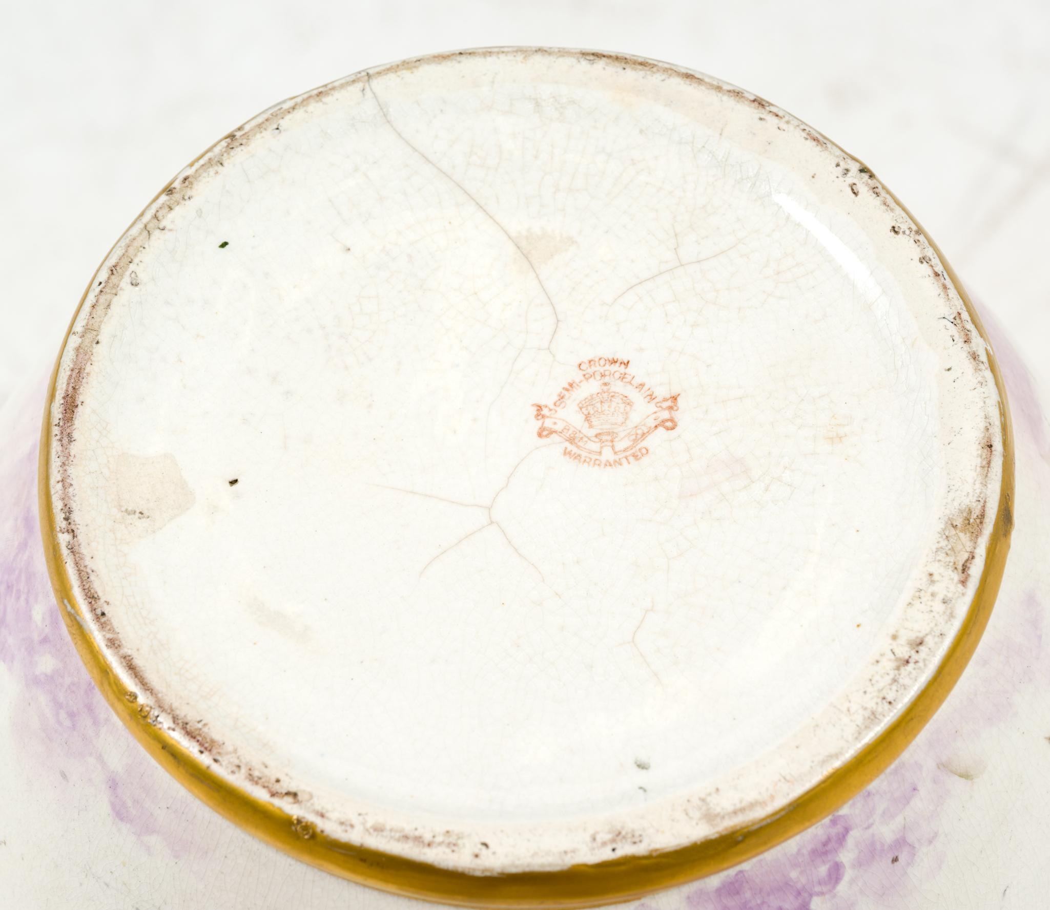 Crown Semi-Porcelain Floral Floor Vase