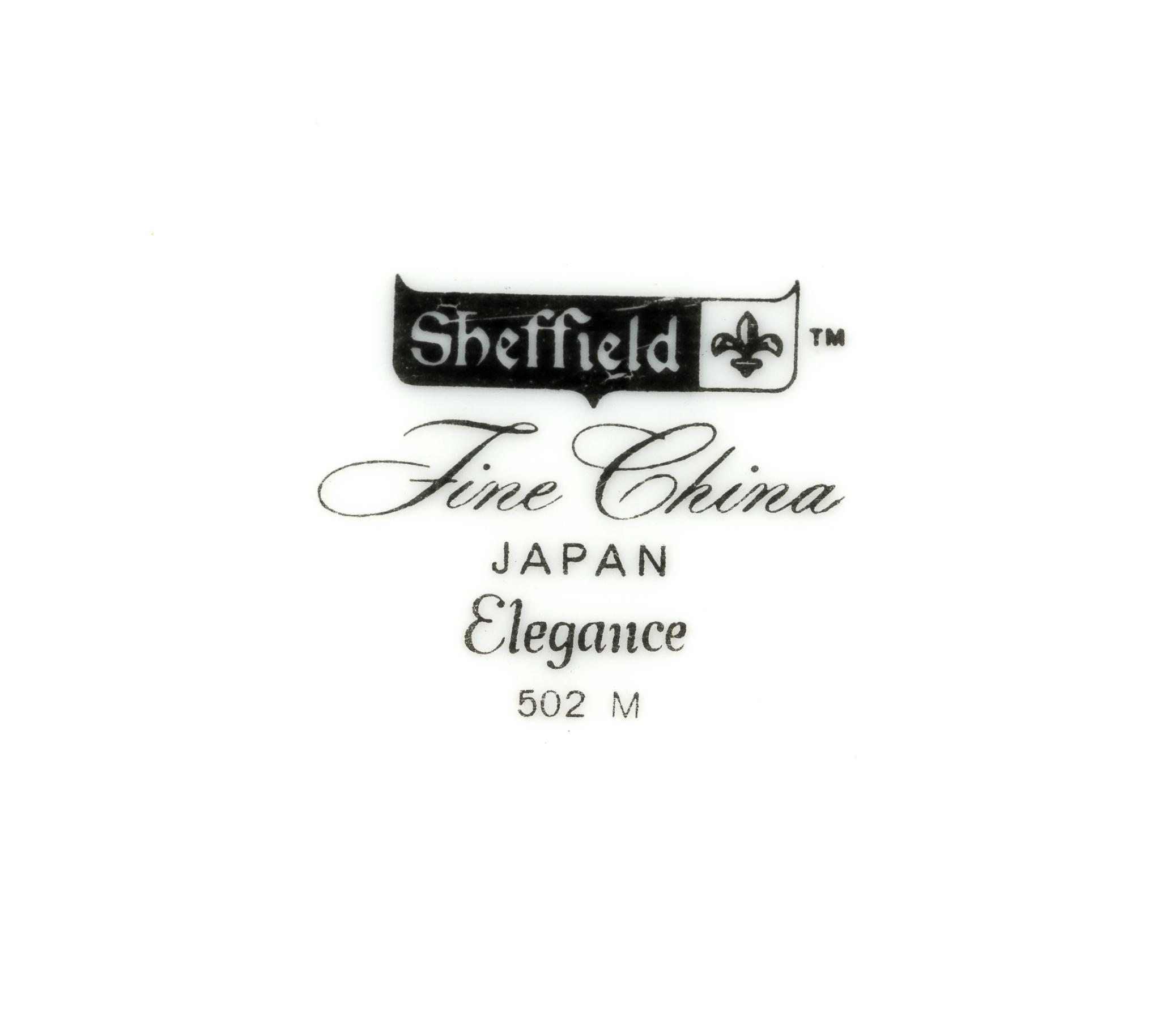 116 Piece Sheffield Fine China "Elegance" Dinner Service