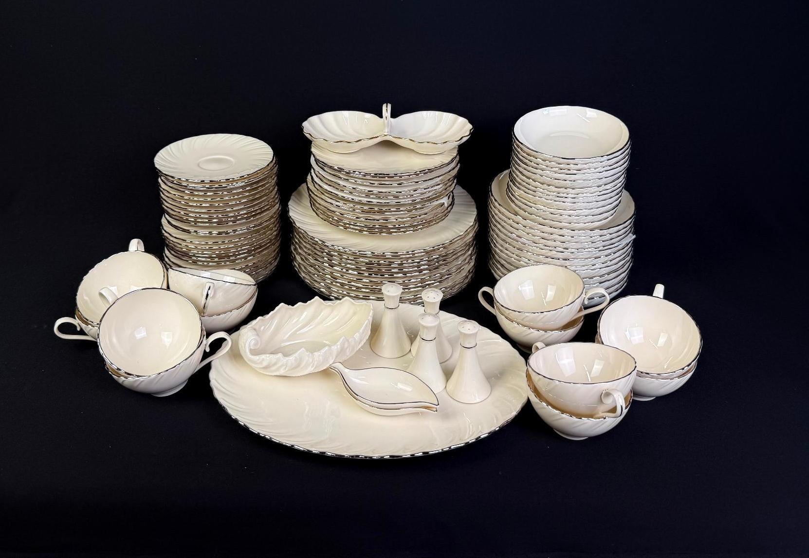 91 Pc Lenox "Weatherly" Dinner Service