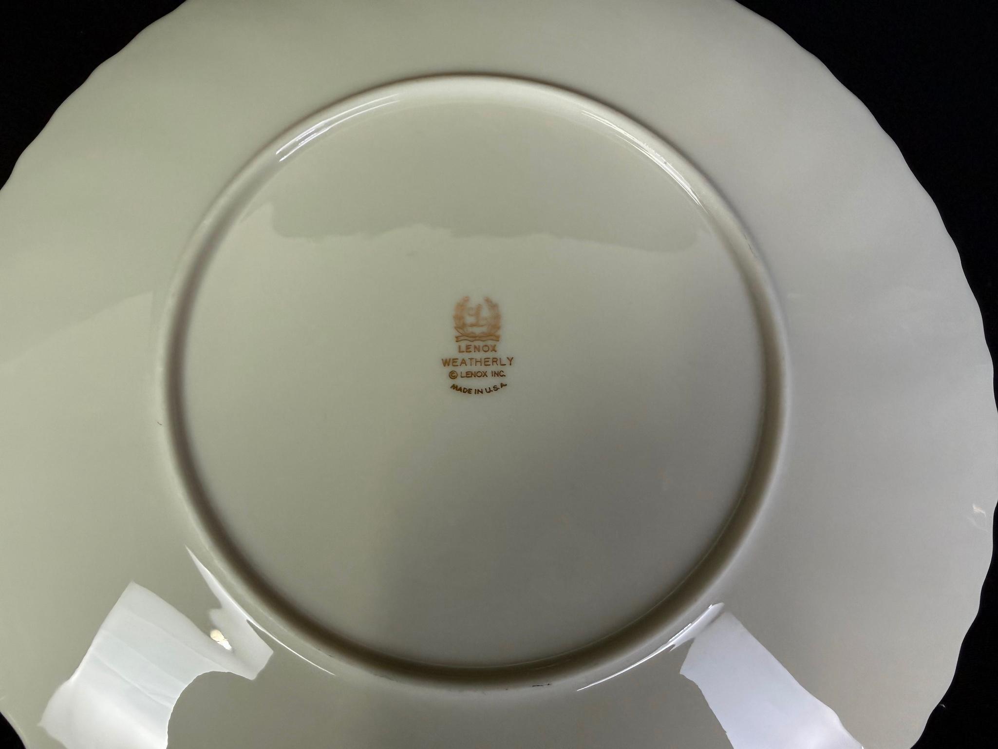 91 Pc Lenox "Weatherly" Dinner Service