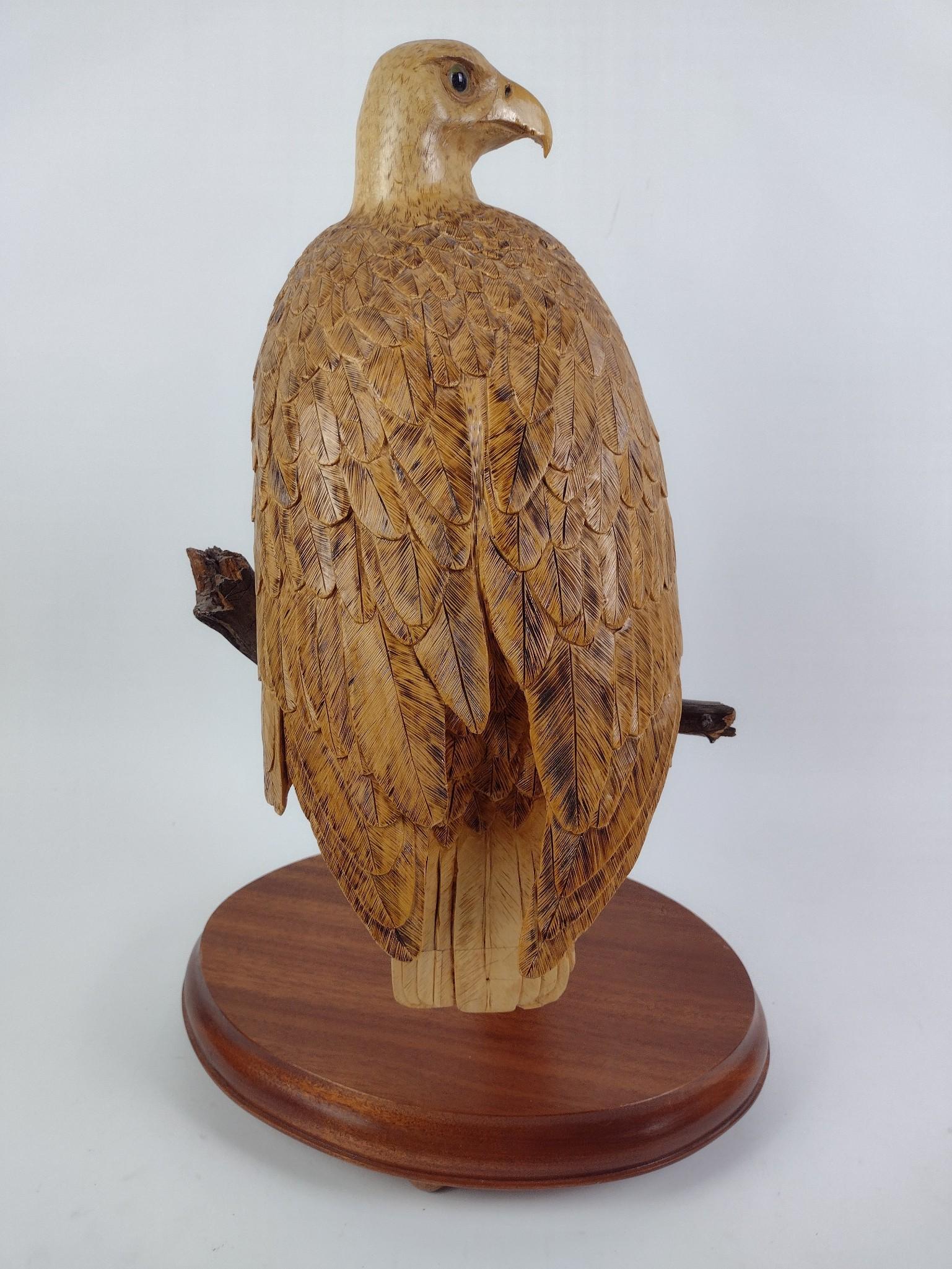 Herb Cox Carved Eagle