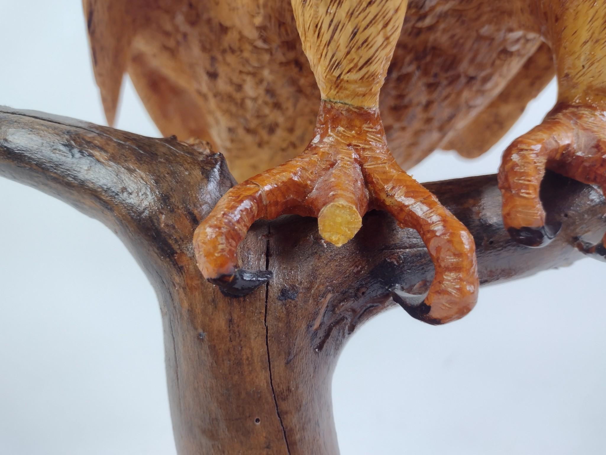 Herb Cox Carved Eagle