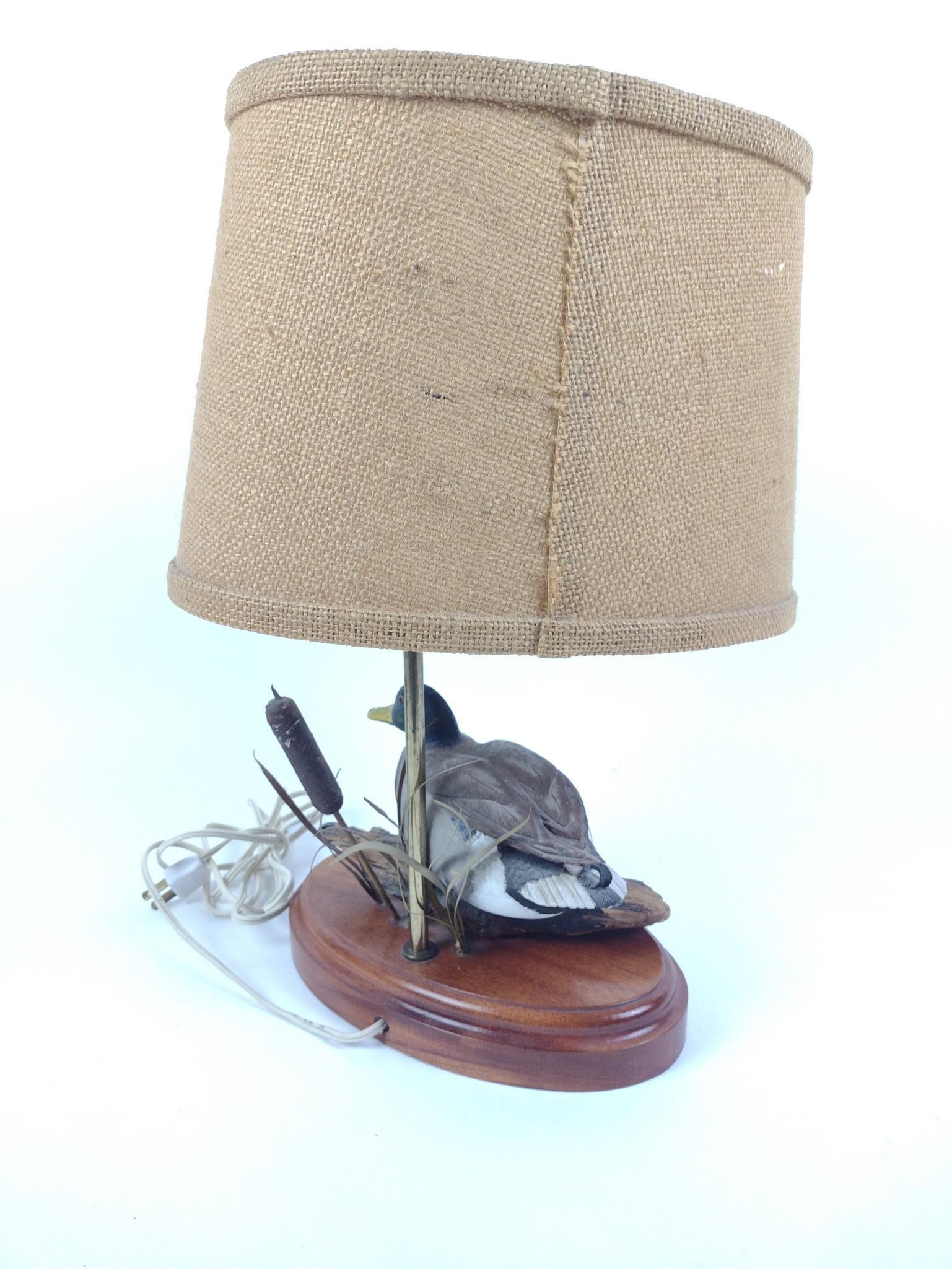 Herb Cox Duck Decoy Lamp