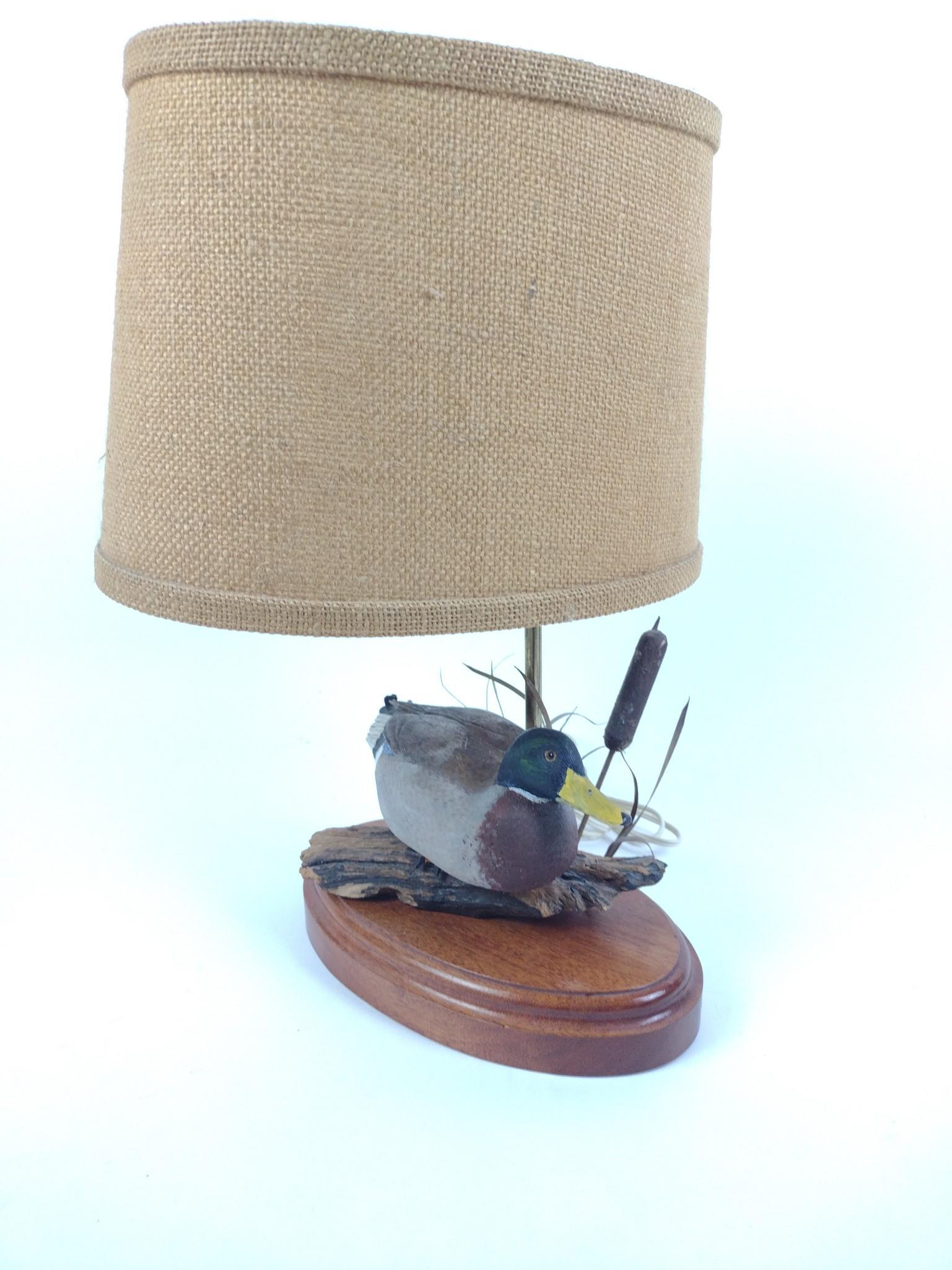 Herb Cox Duck Decoy Lamp