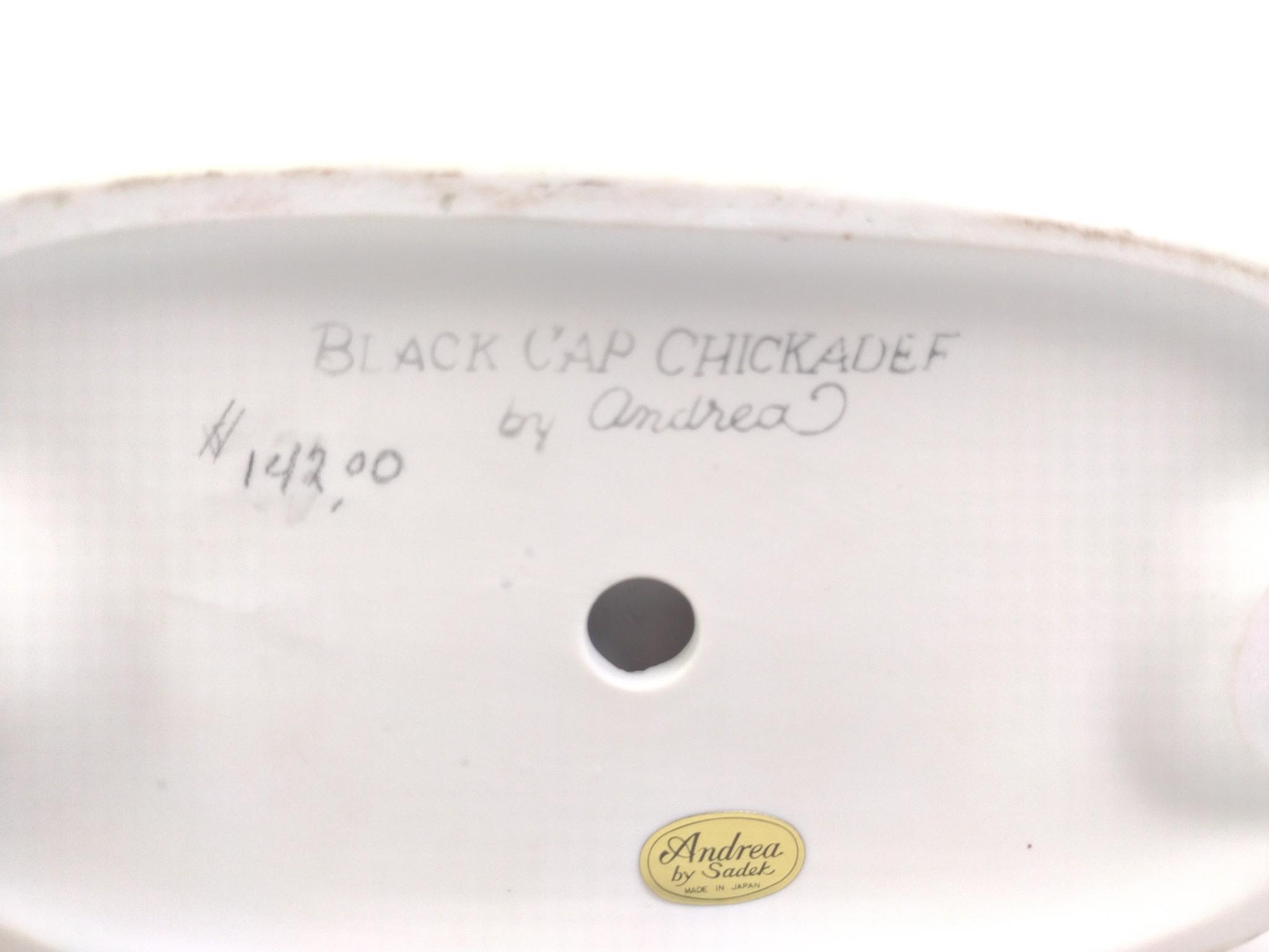 5 Figurines Incl. Andrea Black Cap Chickadee
