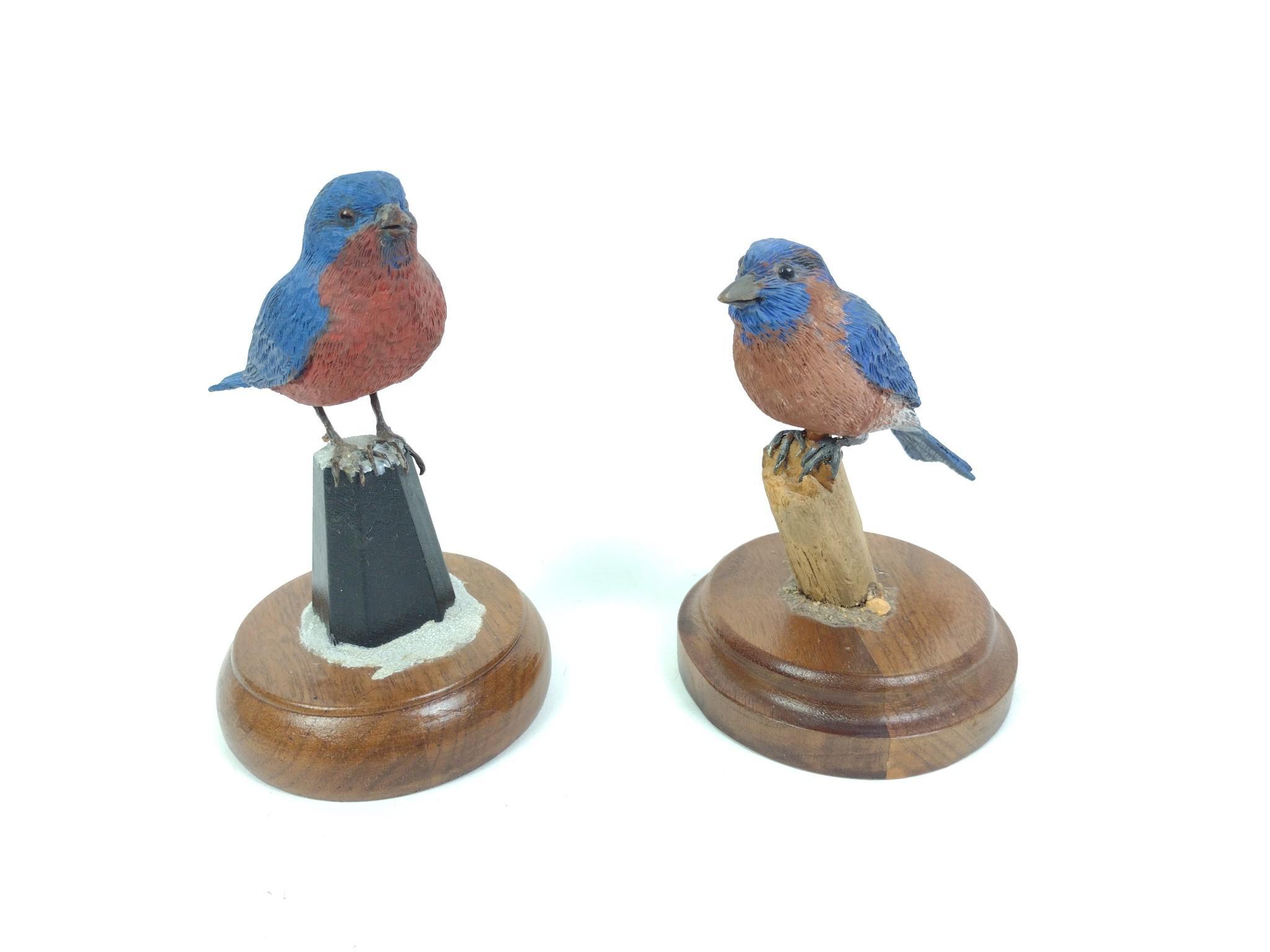 8 Herb Cox Carved Birds