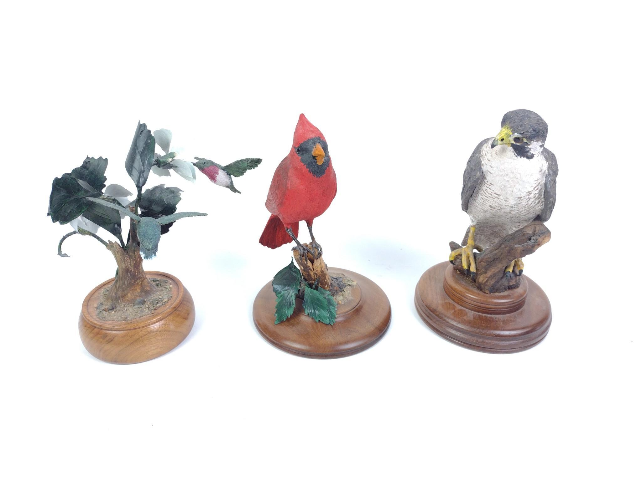 8 Herb Cox Carved Birds
