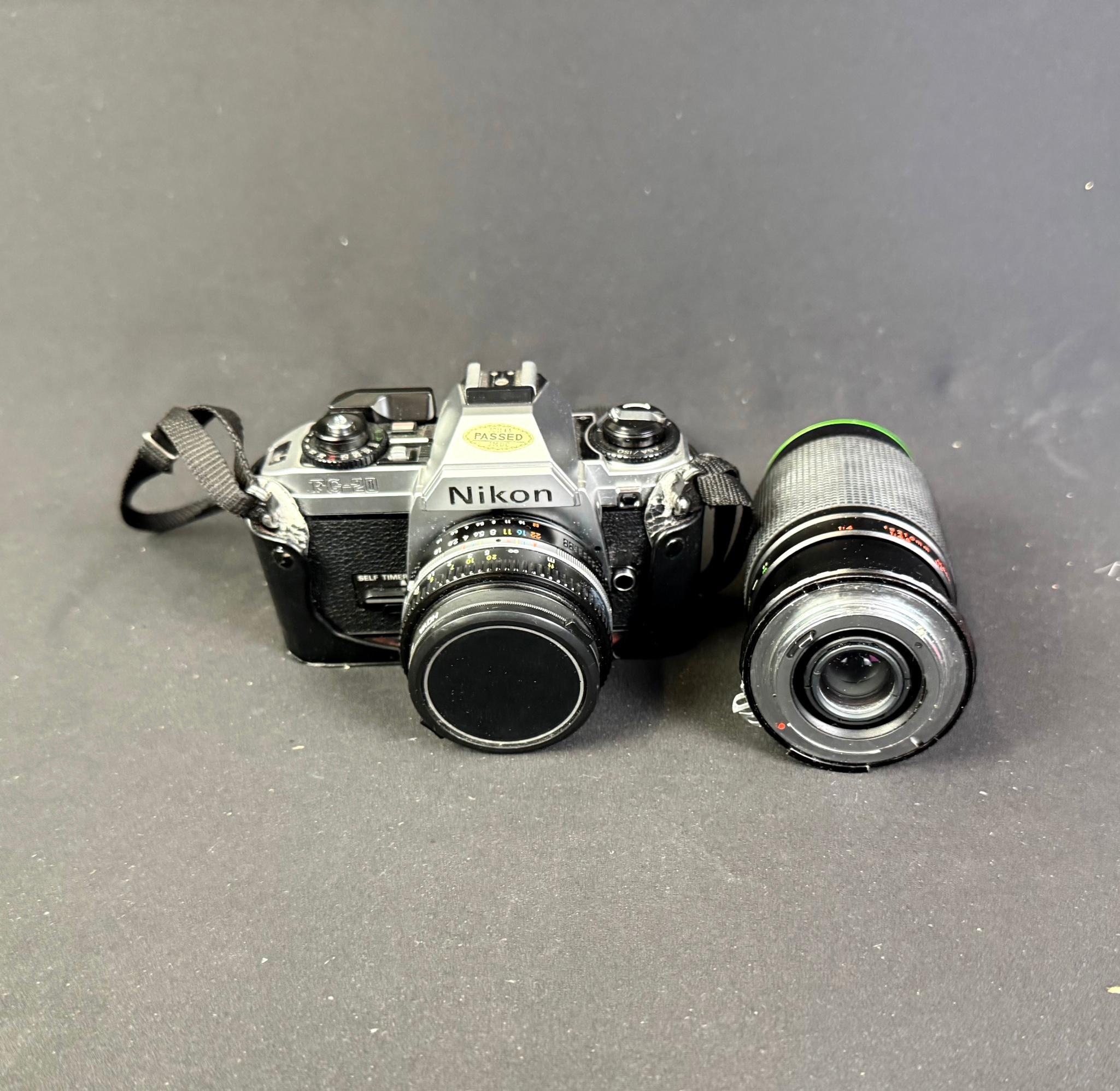 Nikon FG-20 35mm SLR In Case