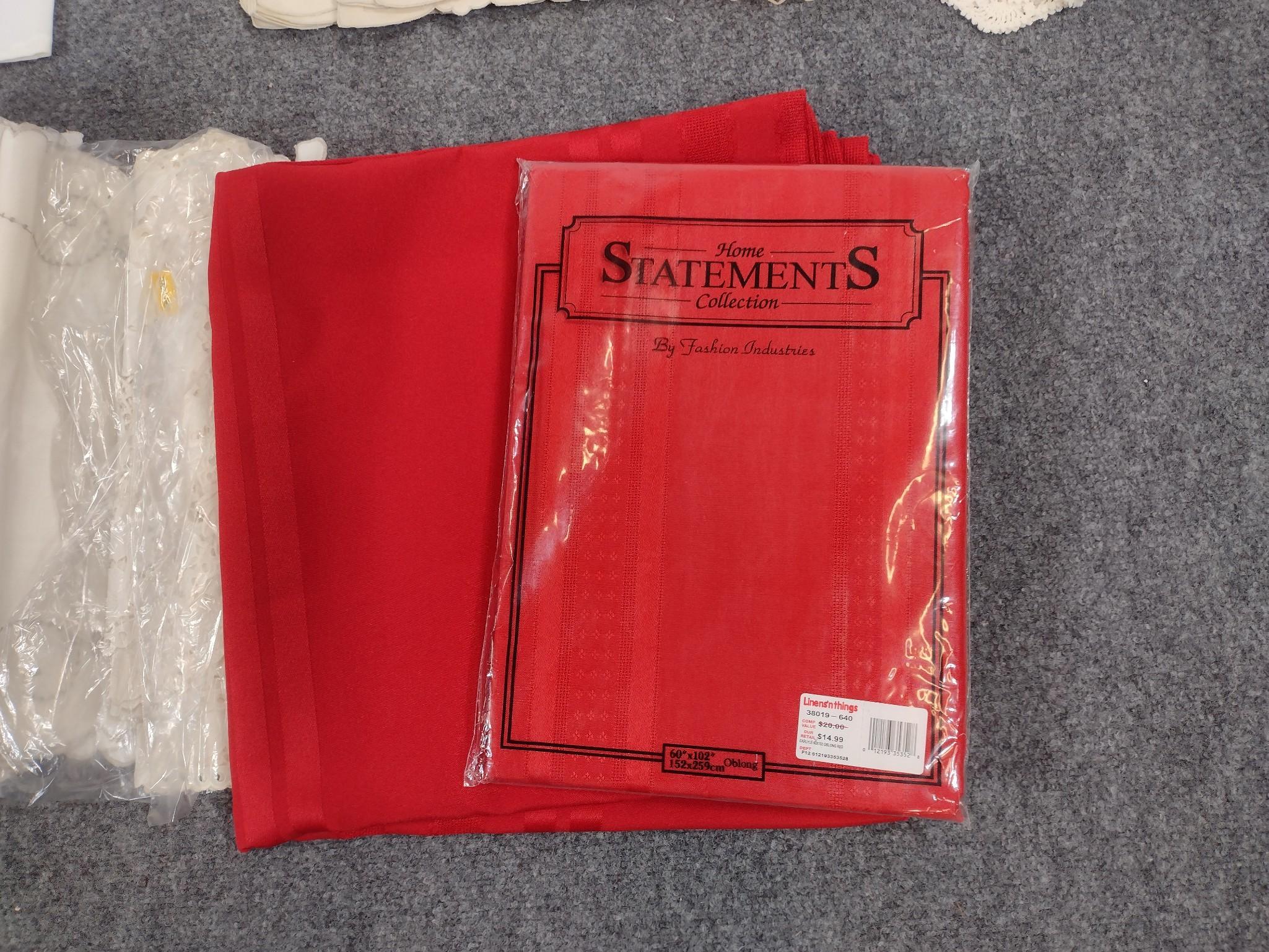 Assorted Table Linens