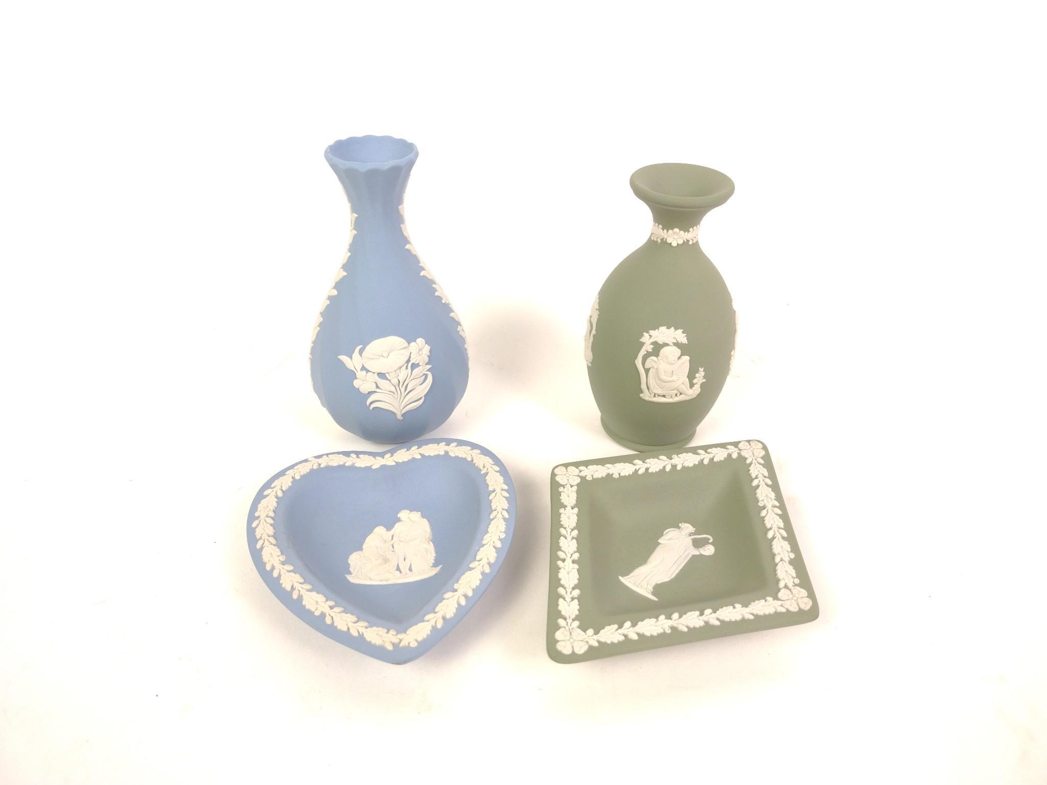 Wedgwood Vases and Trinket Trays