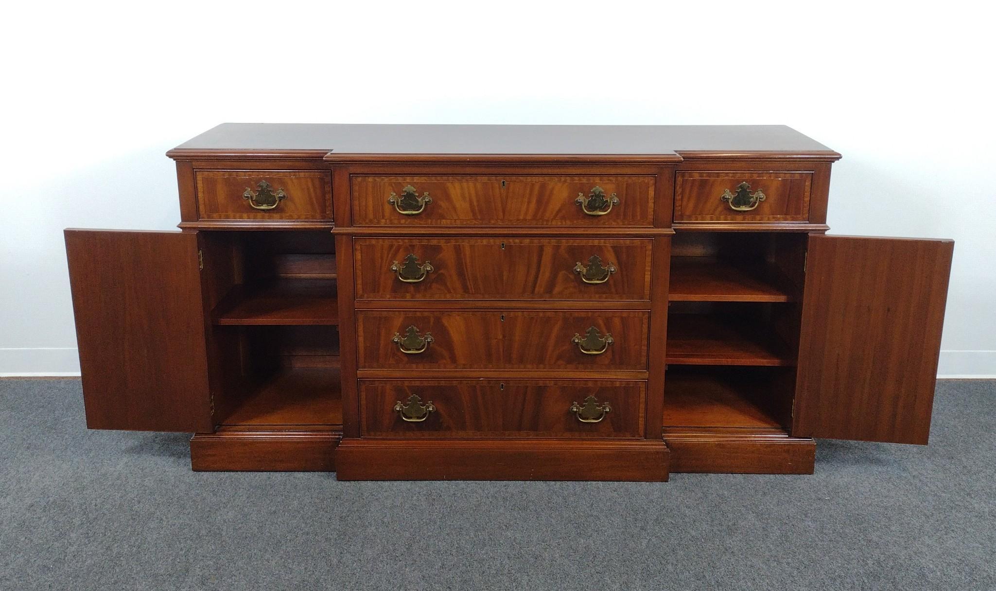 Norris Reproduction Breakfront Sideboard