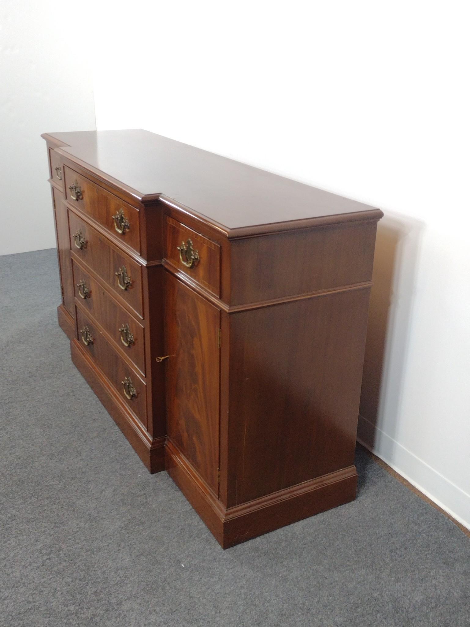 Norris Reproduction Breakfront Sideboard