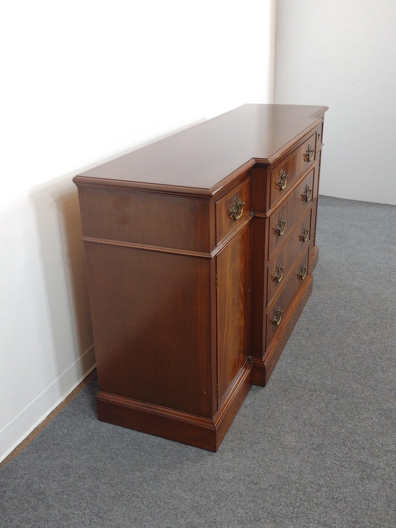 Norris Reproduction Breakfront Sideboard