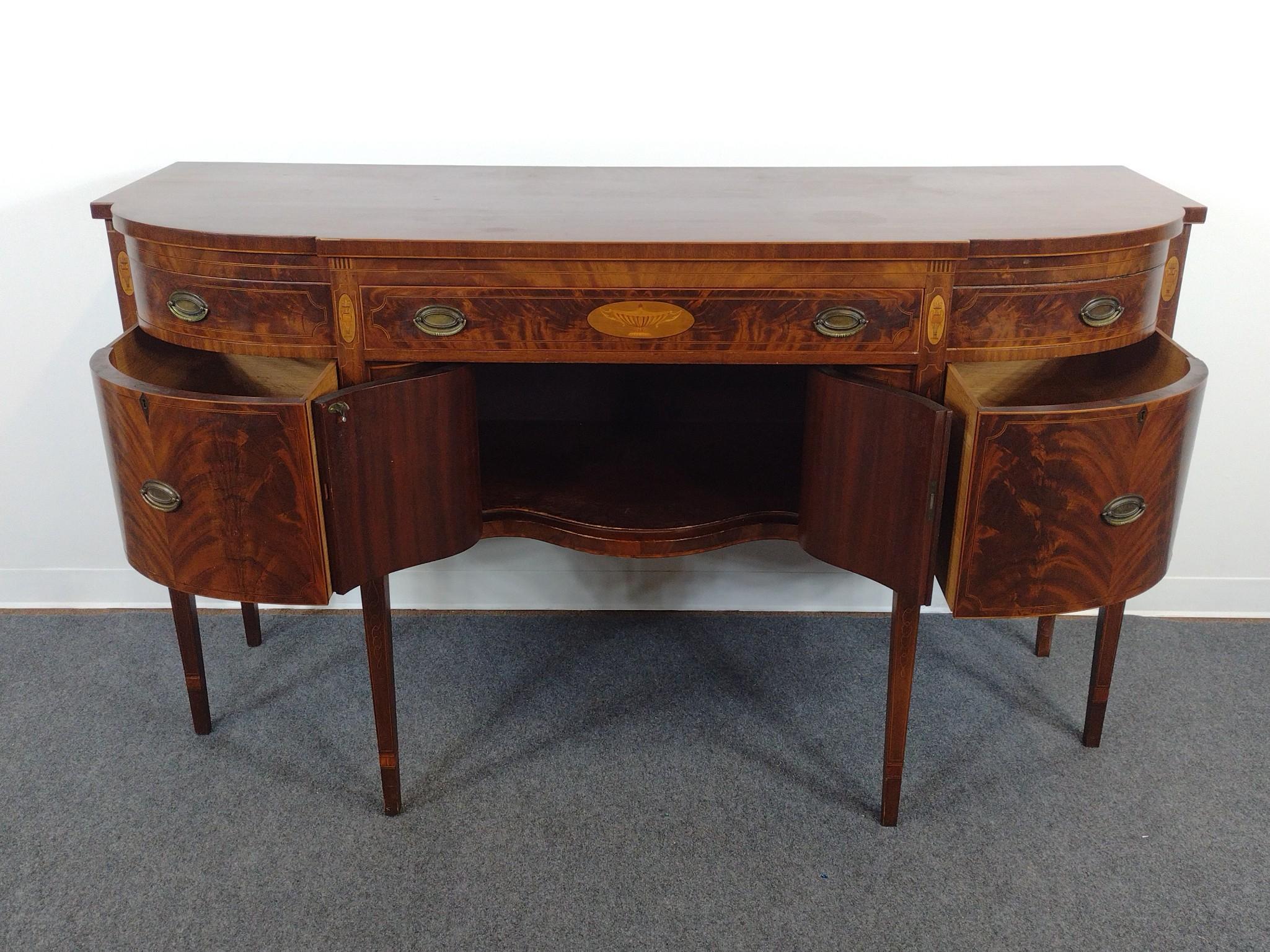 Williams-Kimp Furniture Federal Inlaid Sideboard
