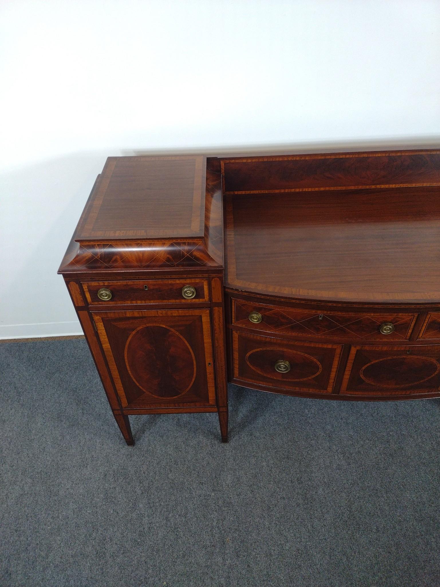 Royal Furniture Co Federal Inlaid Sideboard