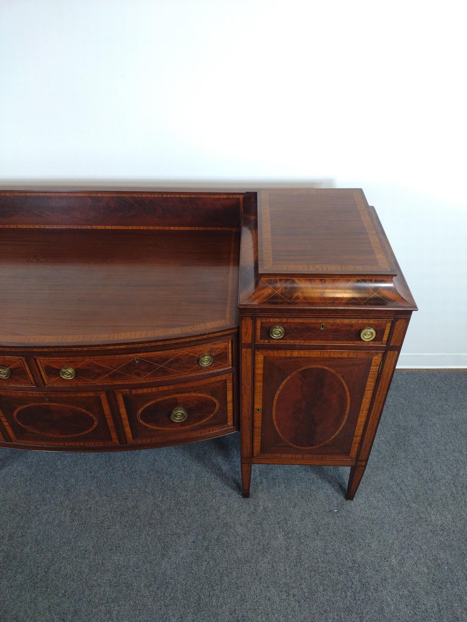 Royal Furniture Co Federal Inlaid Sideboard