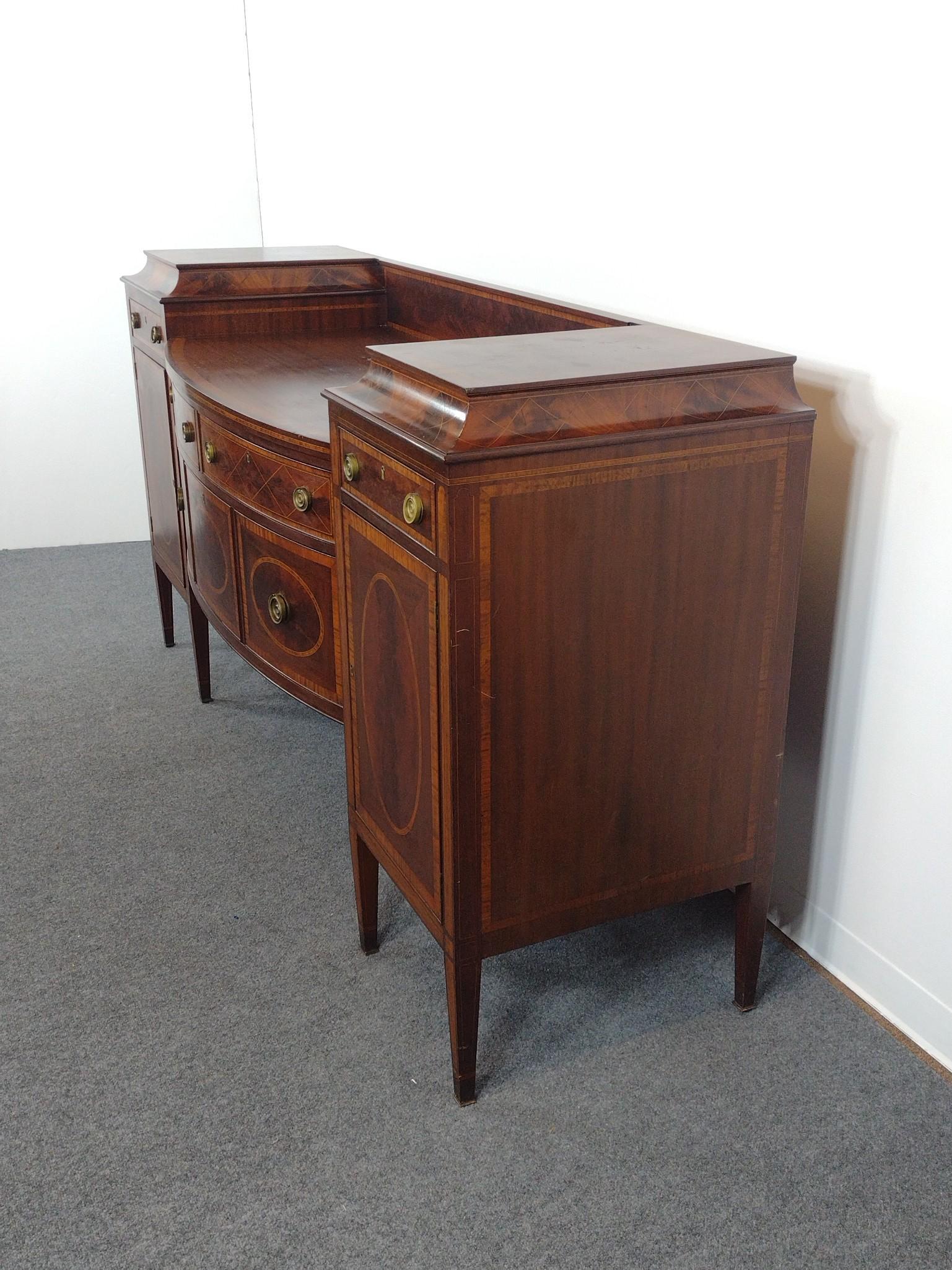 Royal Furniture Co Federal Inlaid Sideboard
