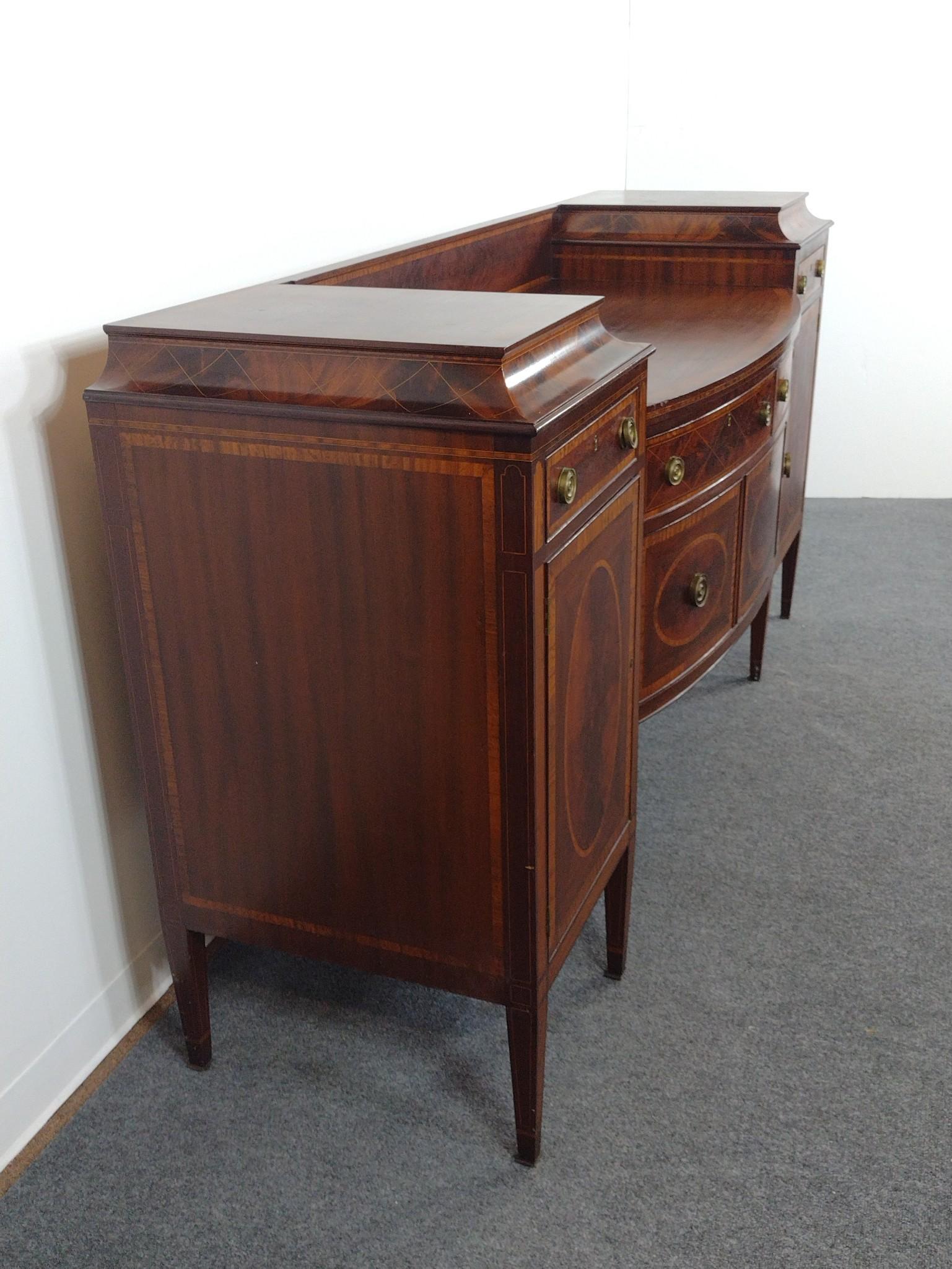 Royal Furniture Co Federal Inlaid Sideboard