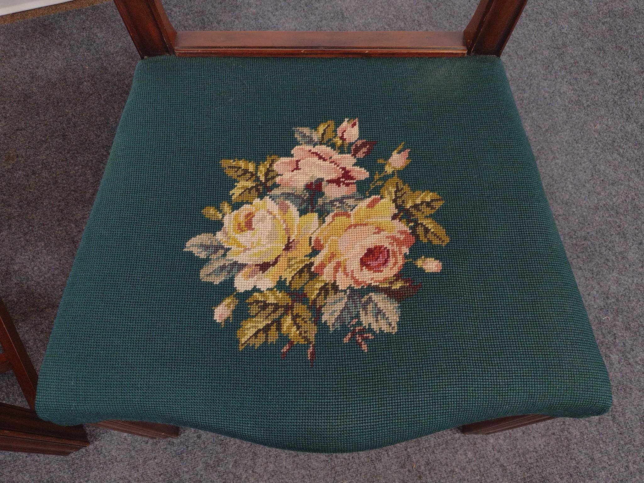 Pair Of Needlepoint Chairs