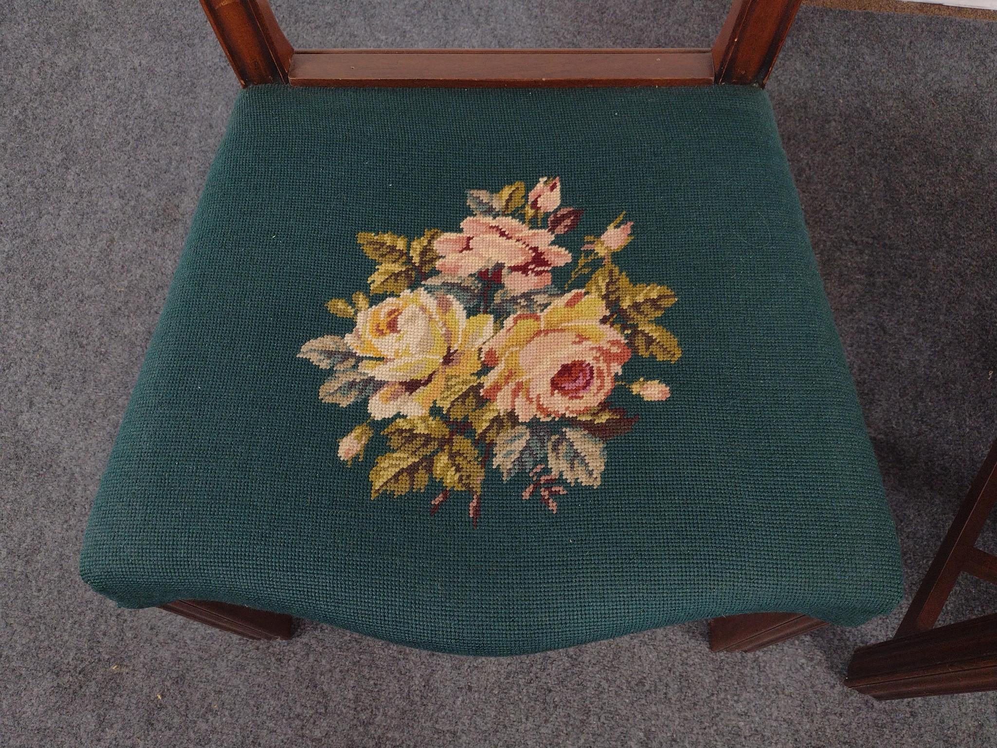 Pair Of Needlepoint Chairs