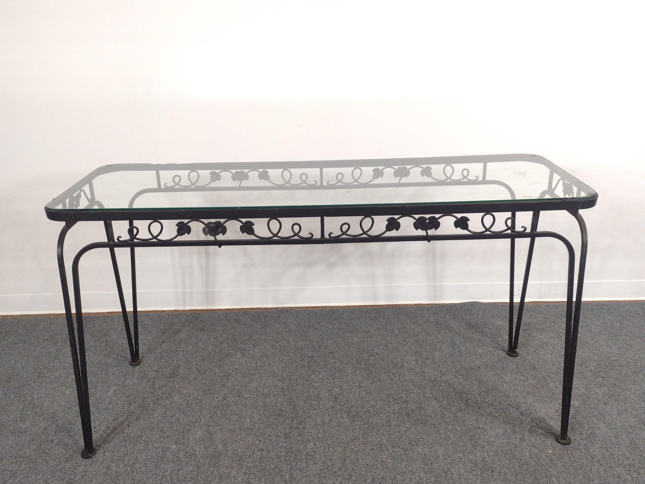 Metal Outdoor Sofa Table and Side Table