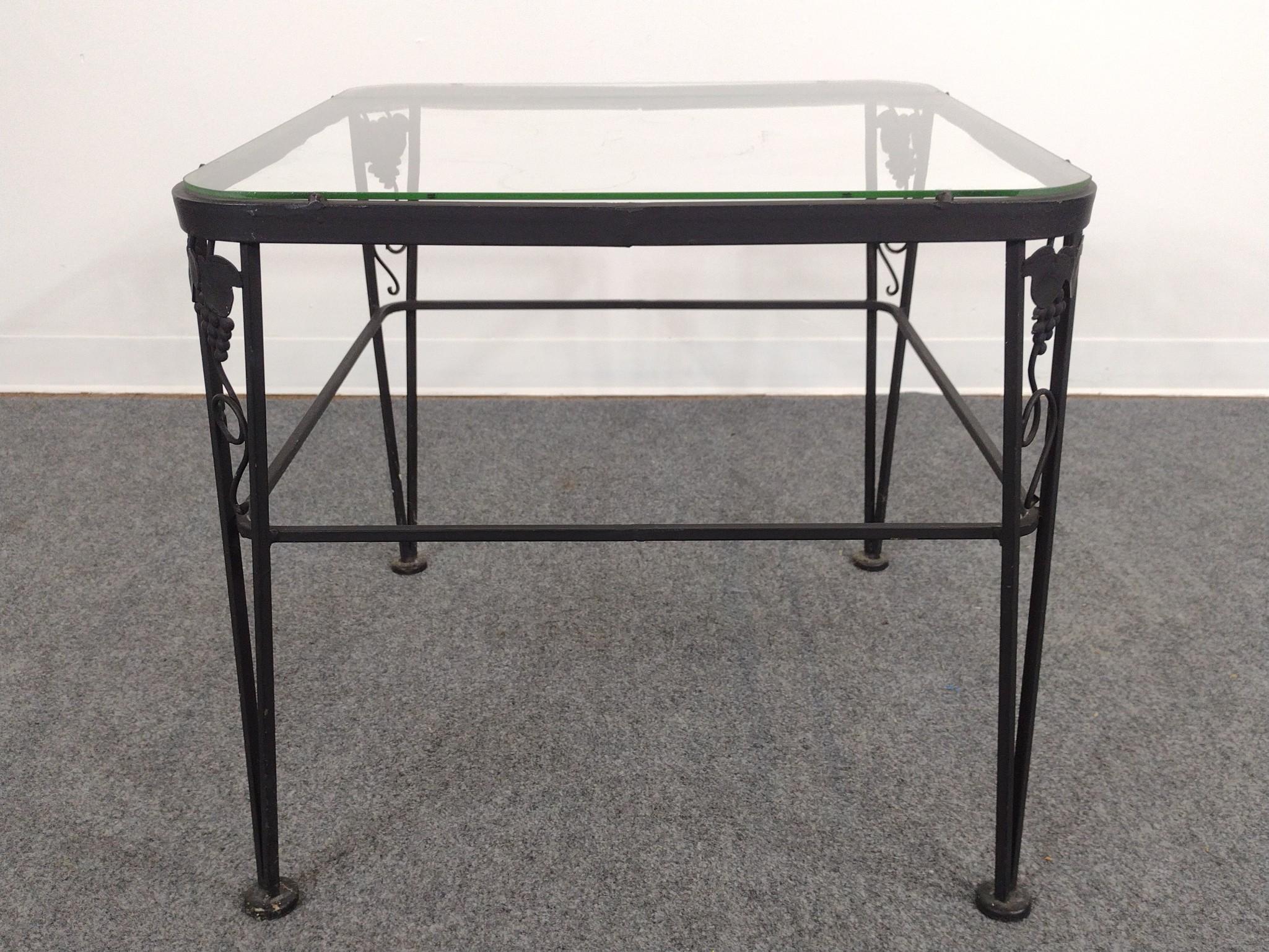 Metal Outdoor Sofa Table and Side Table